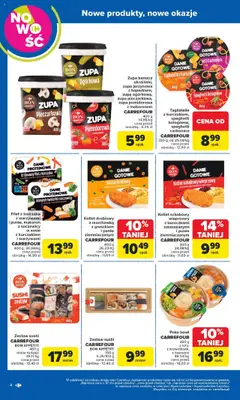 Carrefour Gazetka - Produkt Carrefour od poniedziałku od 02.06.2025 | Strona: 4 | Produkty: Carbonara, Por, Zupa, Marchewka z groszkiem