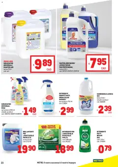 Volantino Metro del 26.06.2025 | Pagina: 23 | Prodotti: Detergente, Candeggina, Lavastoviglie, Metro