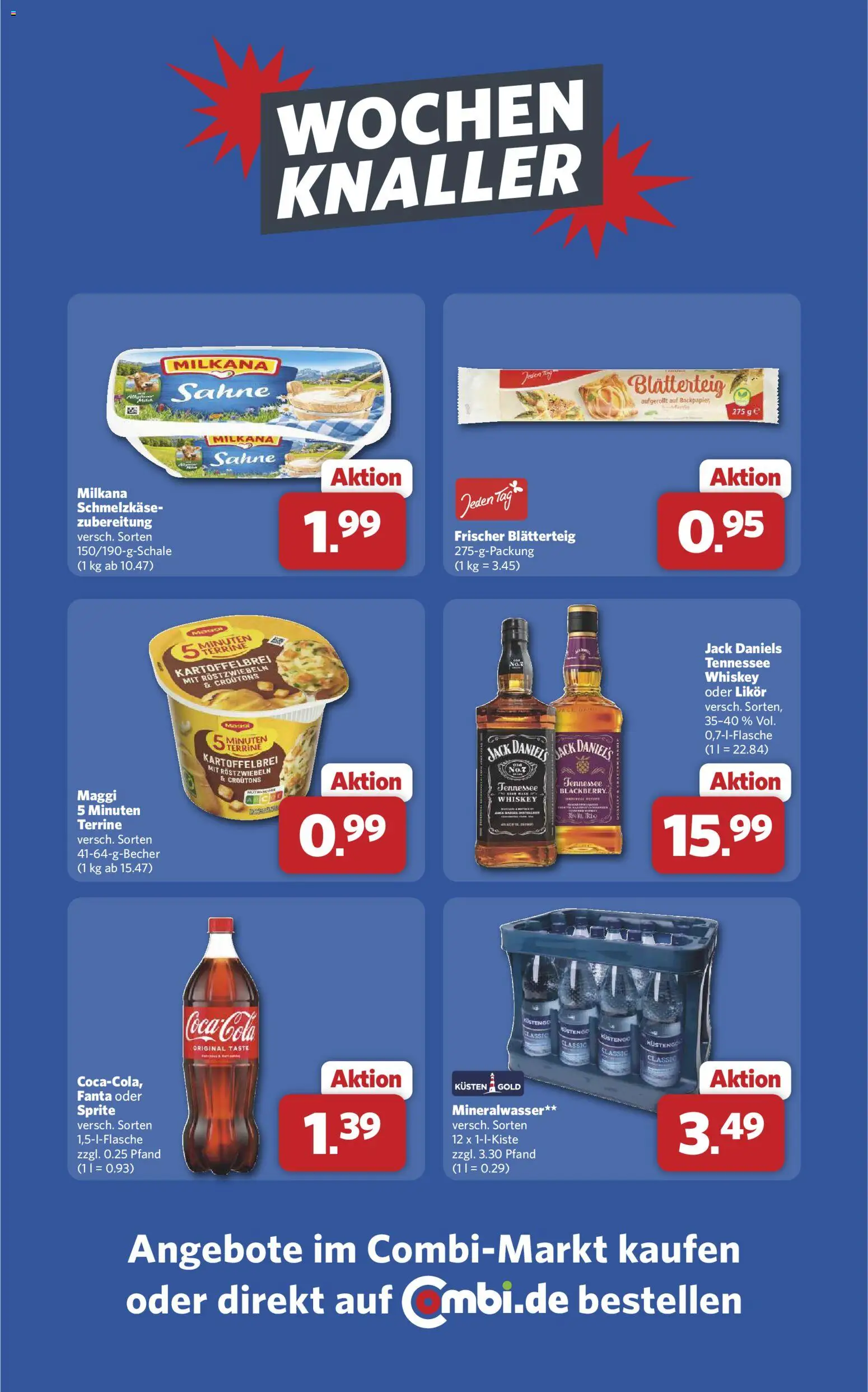Combi Prospekt 	 – gültig ab 13.04.2026 | Seite: 33 | Produkte: Fanta, Milkana, Likör, Mineralwasser