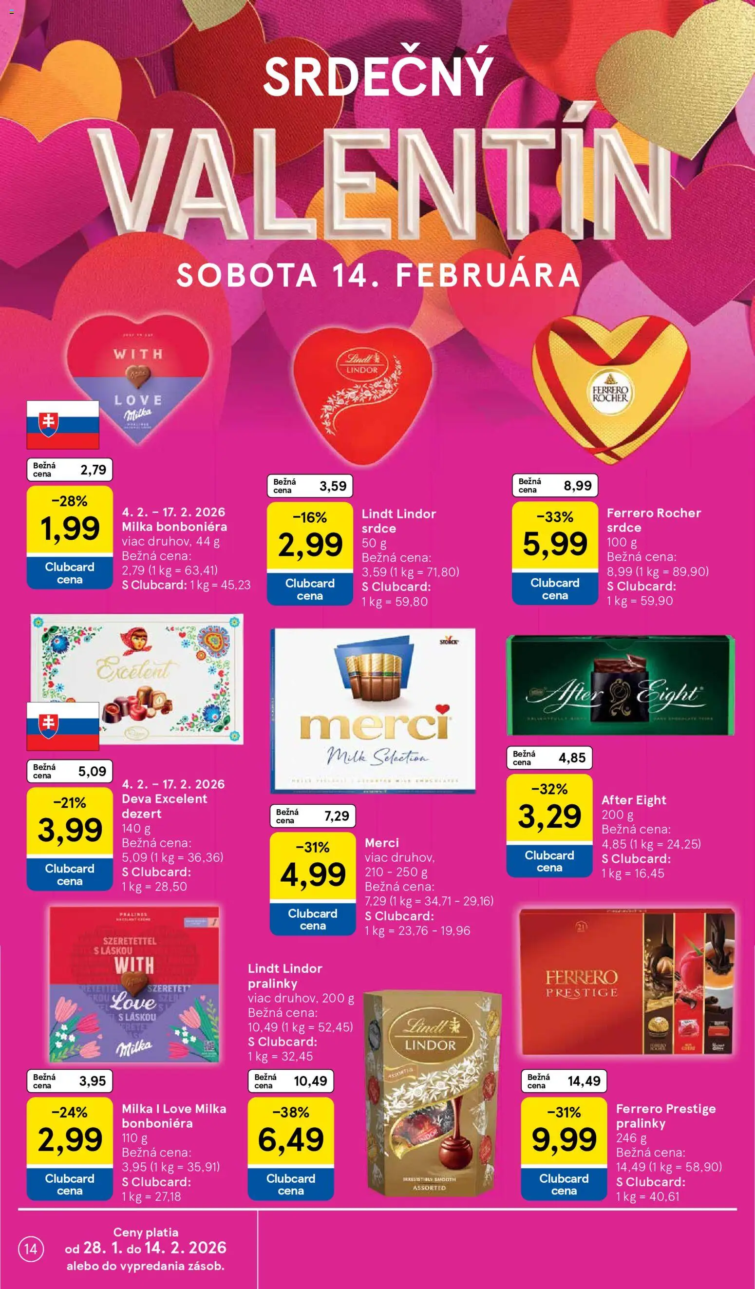 Nové Tesco akcie – leták je platný od 11.02.2026 | Strana: 14
