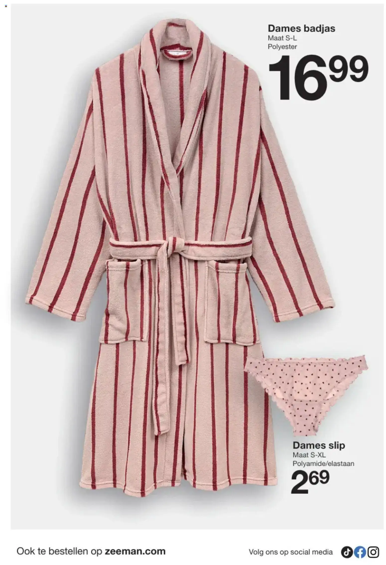 {H1} | Pagina: 12 | Producten: Badjas, Slip