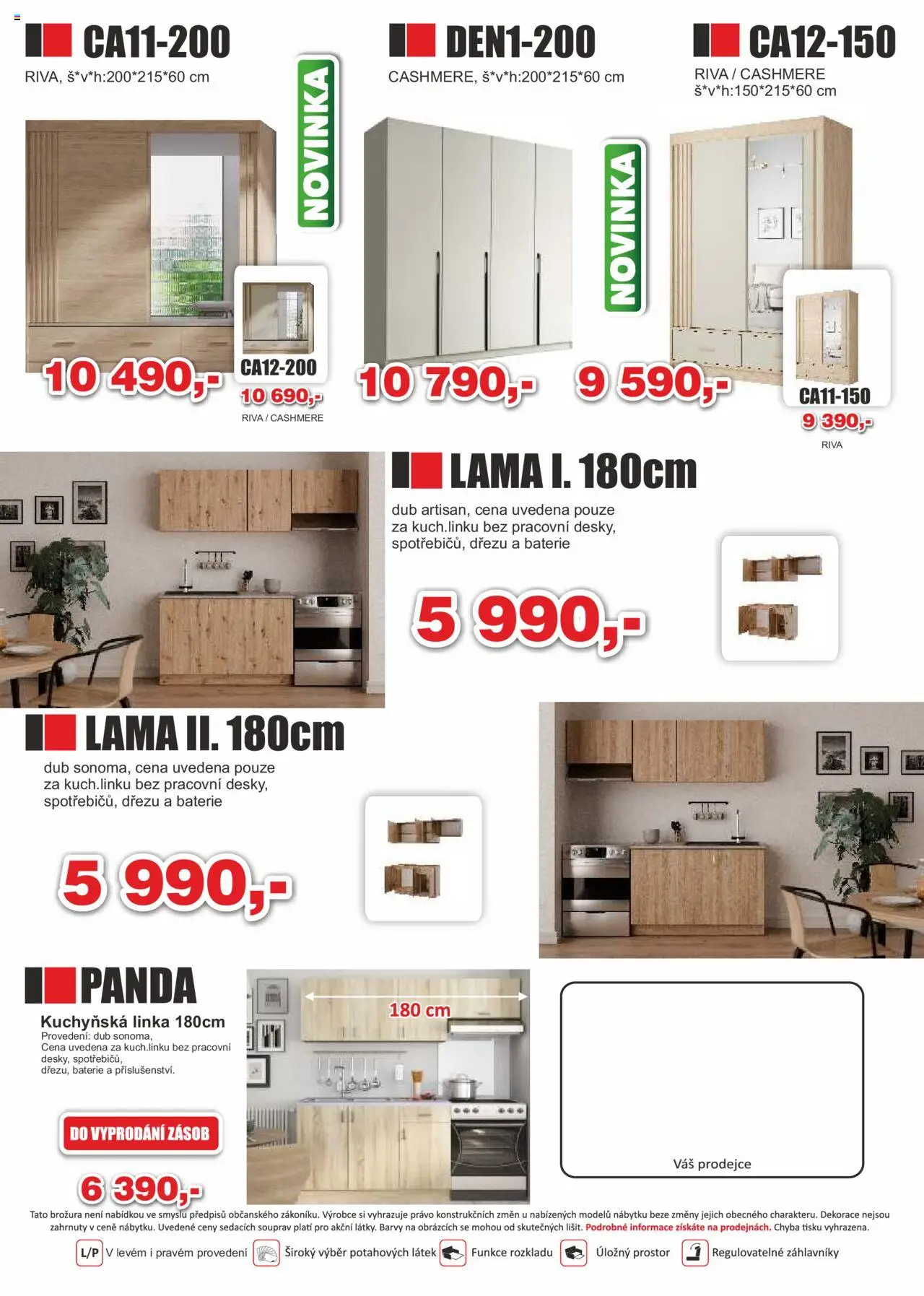 Jamall nábytek leták od 06.10.2025 | Strana: 12 | Produkty: Kuchyňská linka, Baterie, Barvy, Dekorace