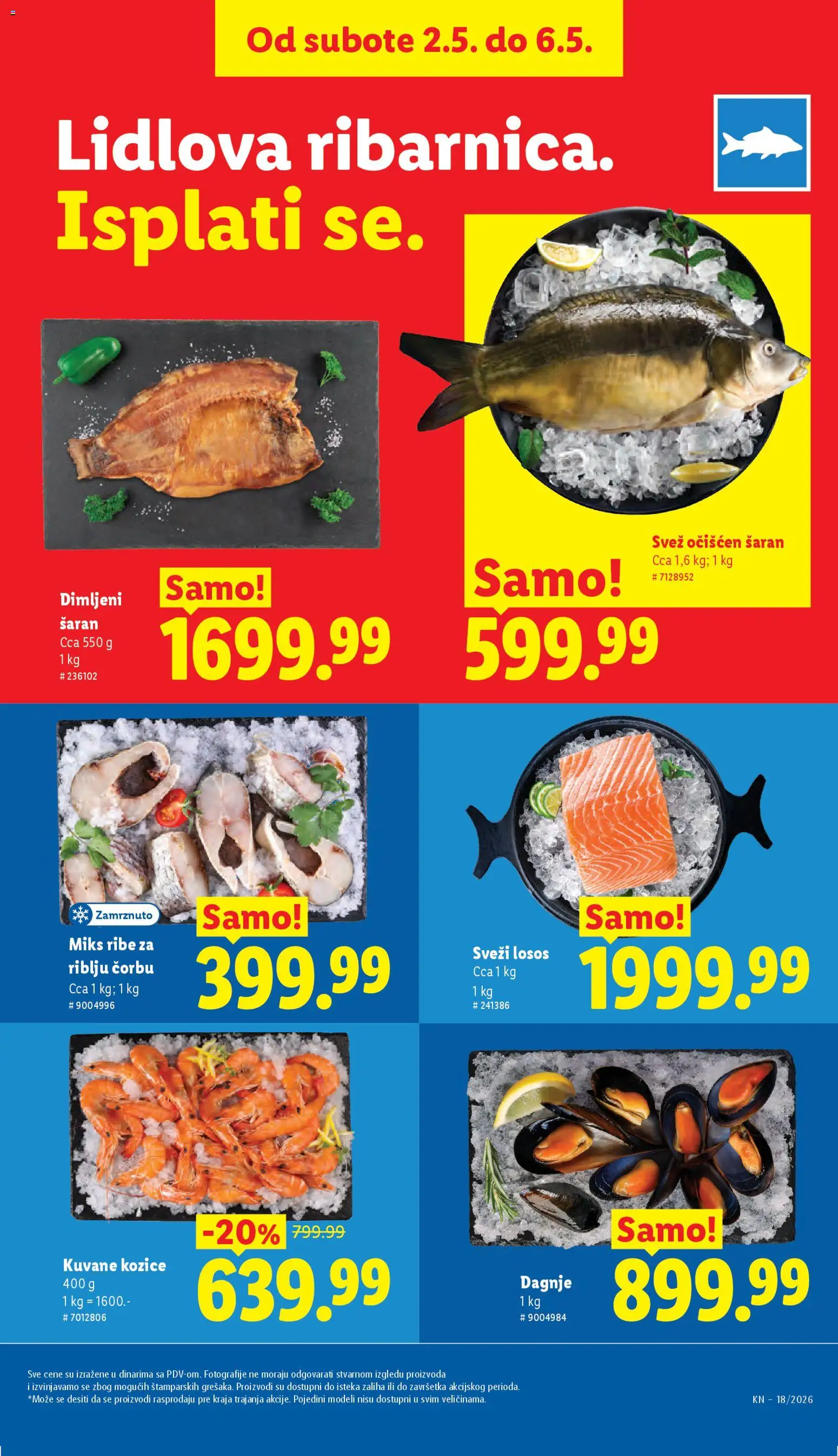 Lidl katalog - važi od 30.04.2026 | Strana: 21 | Proizvode: Losos