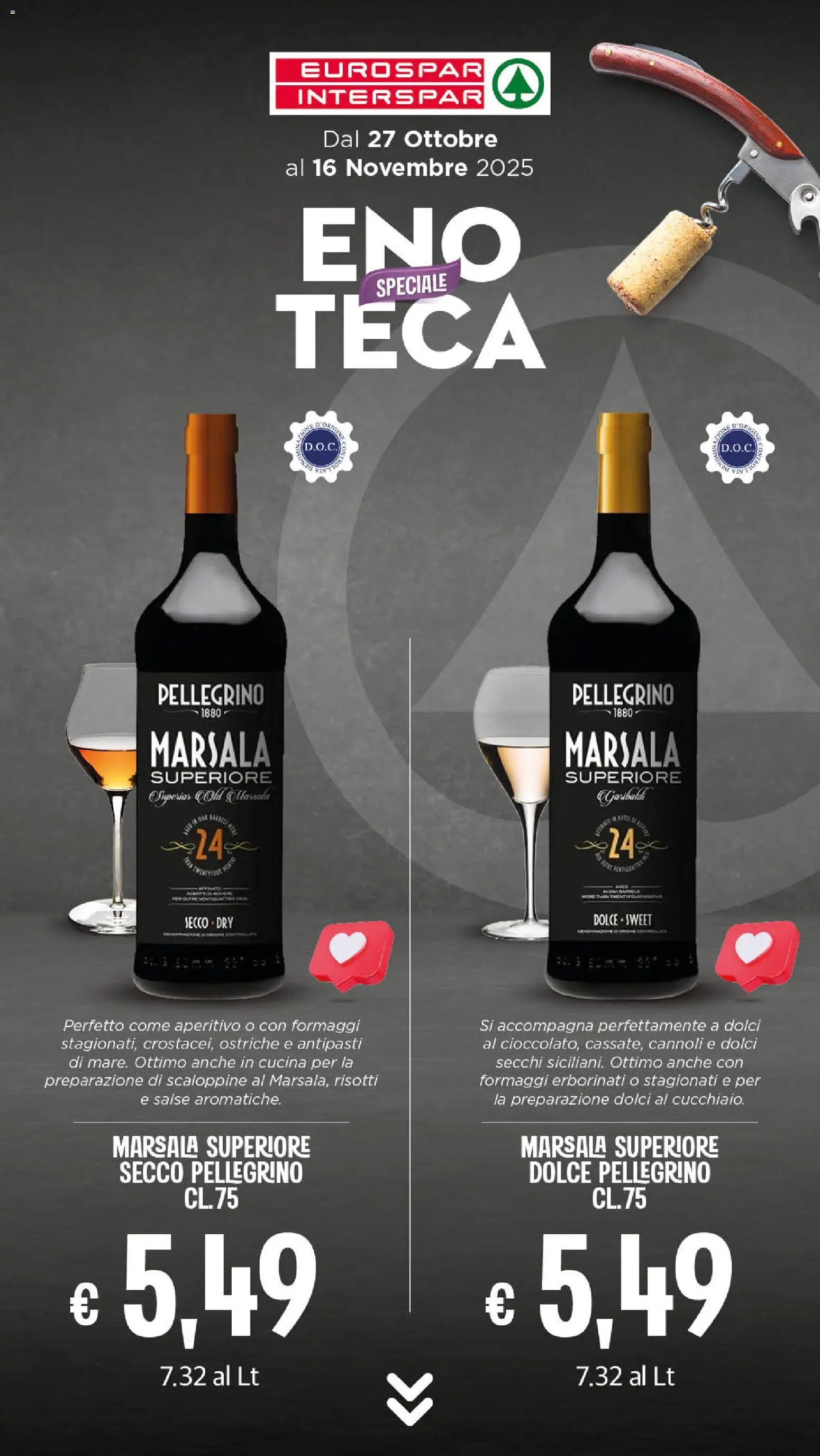Volantino Eurospar del 27.10.2025 | Pagina: 27 | Prodotti: Aperitivo