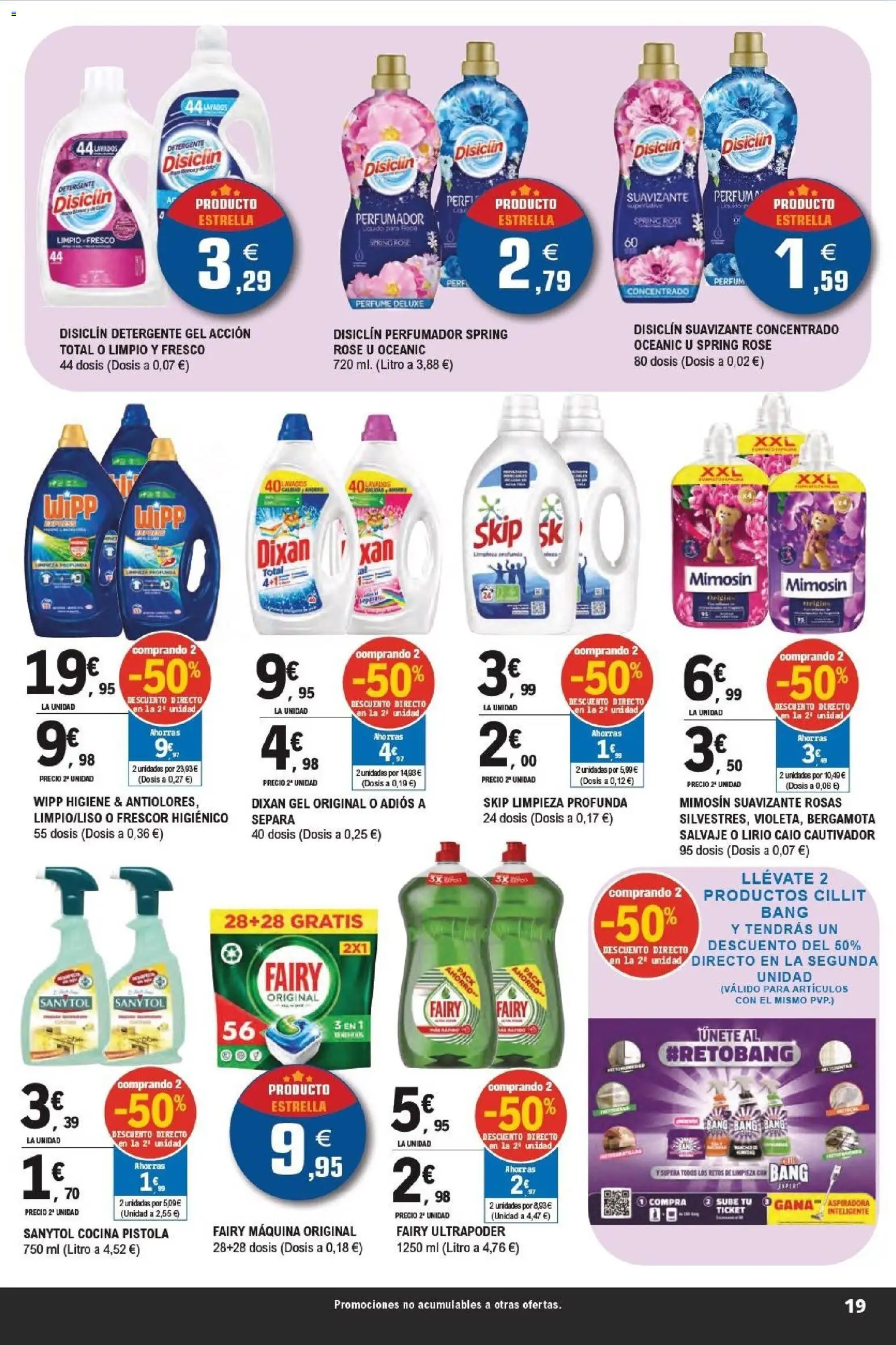 E.Leclerc - La semana del Ahorro │ válido desde el 16.02.2026 | Página: 19 | Productos: Perfume, Detergente, Suavizante, Cocina