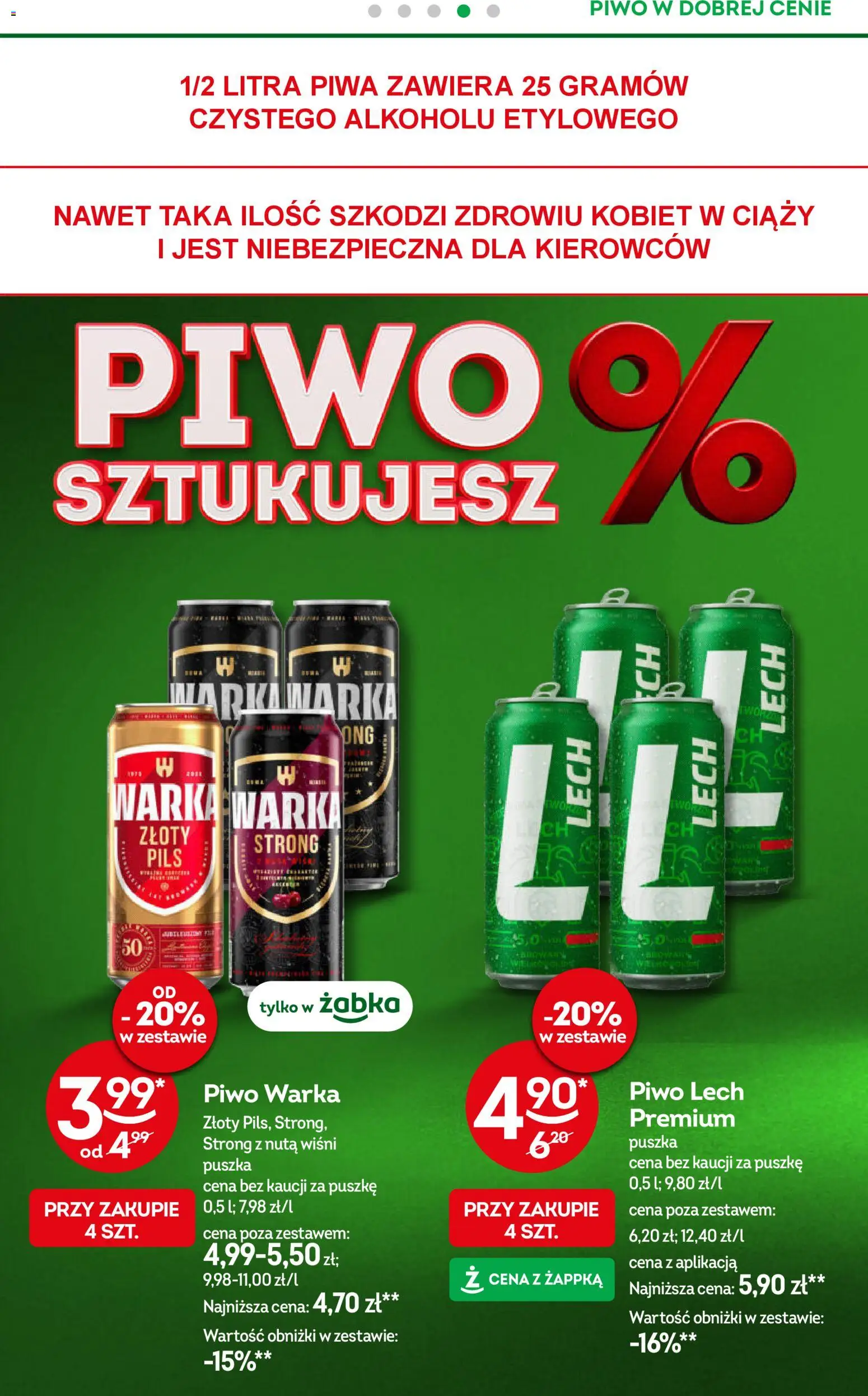 Żabka Gazetka od 14.01.2026 | Strona: 28 | Produkty: Warka, Piwo Warka, Piwo