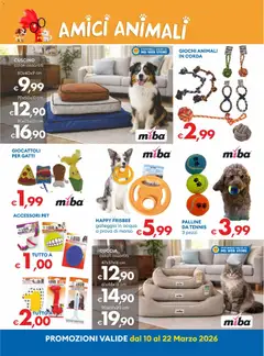 Anteprima del volantino MD Discount volantino valido a partire dal 10.03.2026 | Pagina: 21 | Prodotti: Acqua, Cuscino