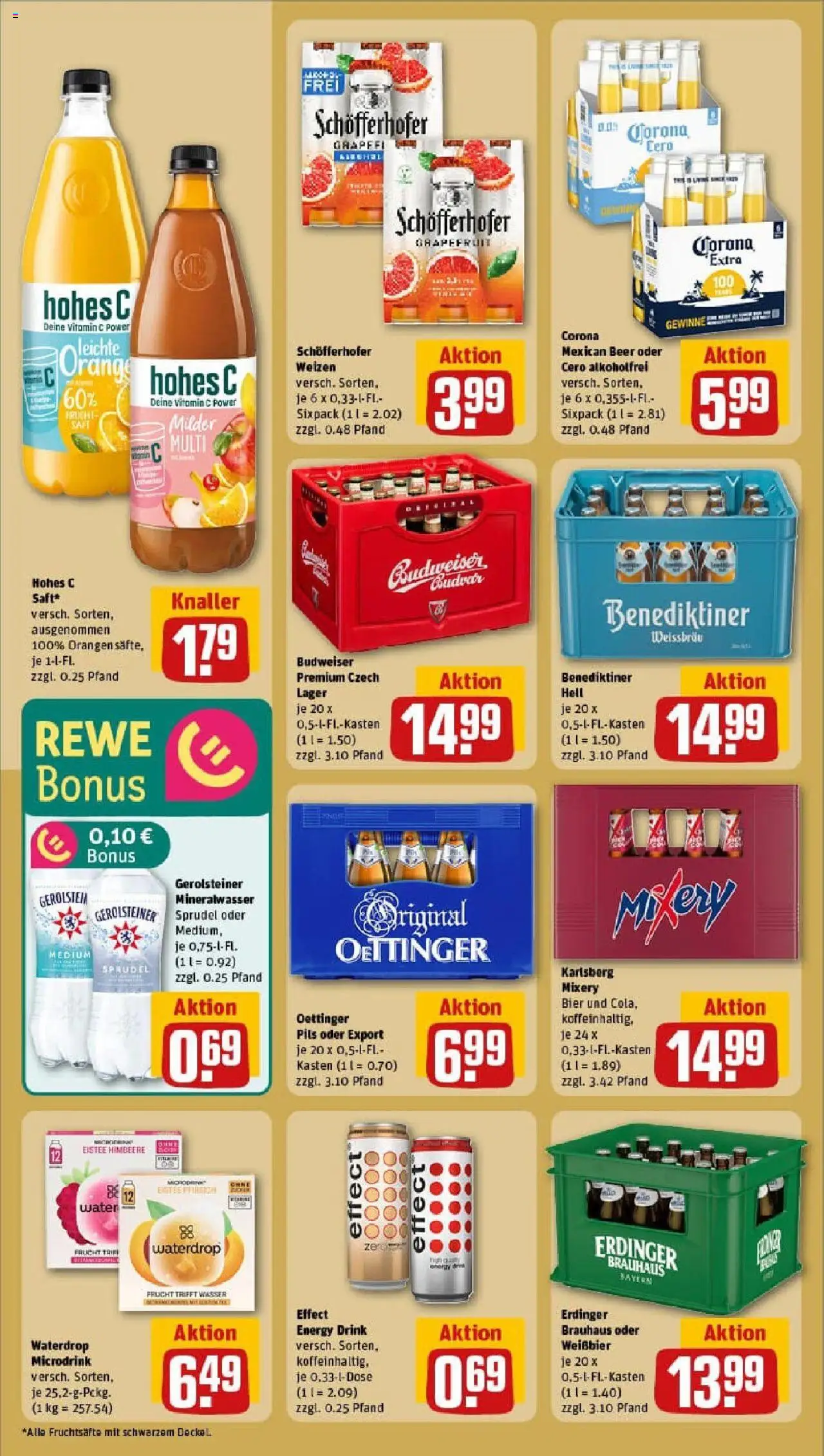 Rewe prospekt Saarbrücken / Klarenthal	 - gültig ab dem 06.07.2025 | Seite: 18 | Produkte: Weißbier, Pils, Oettinger, Himbeere