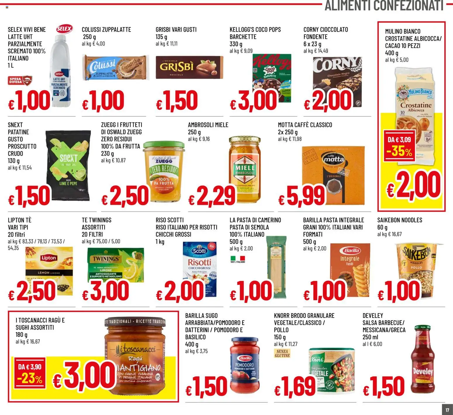 Volantino Galassia del 08.01.2026 | Pagina: 17 | Prodotti: Arance, Tè, Salsa, Latte