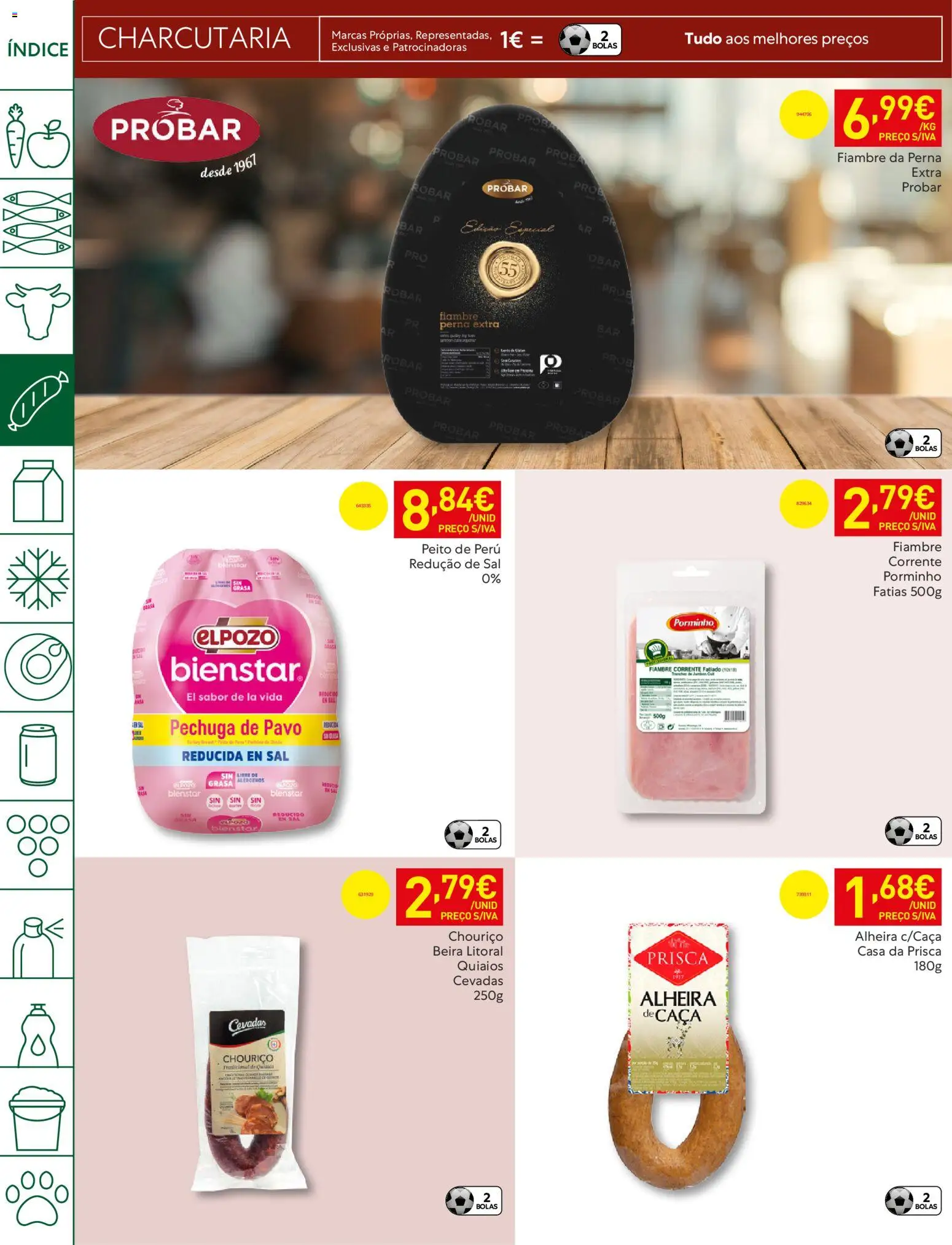 Recheio - Bons Negócios Madeira │ válido de 21.04.2026 | Página: 12 | Produtos: Peito de peru, Peru, Chouriço, Alheira