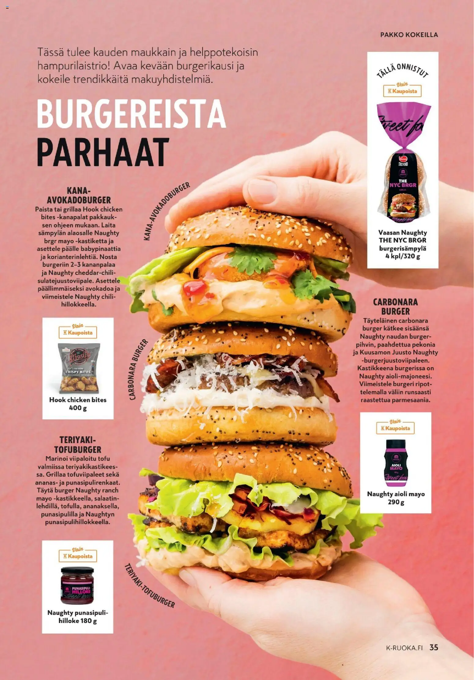K-Market tarjoukset - K-Ruoka – voimassa 06.05.2026 alkaen | Sivu: 35 | Tuotteet: Aioli, Juusto, Ananas, Punasipuli