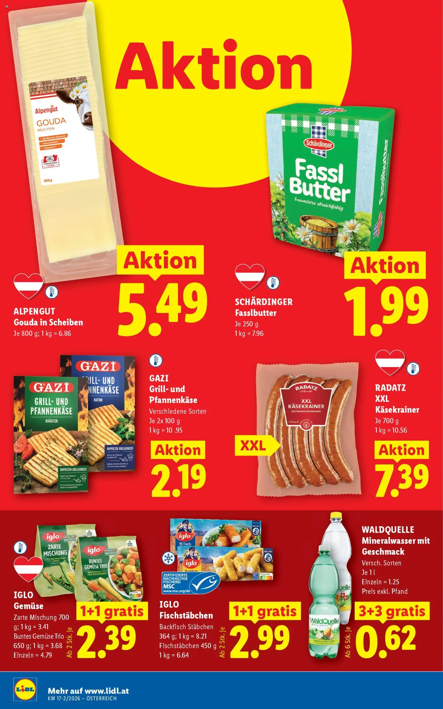 Lidl Flugblatt - Altenmarkt im Pongau, St. Johann im Pongau, Zell am See gültig ab 23.04.2026 | Seite: 8 | Produkte: Gemüse, Grill, Butter, Fisch