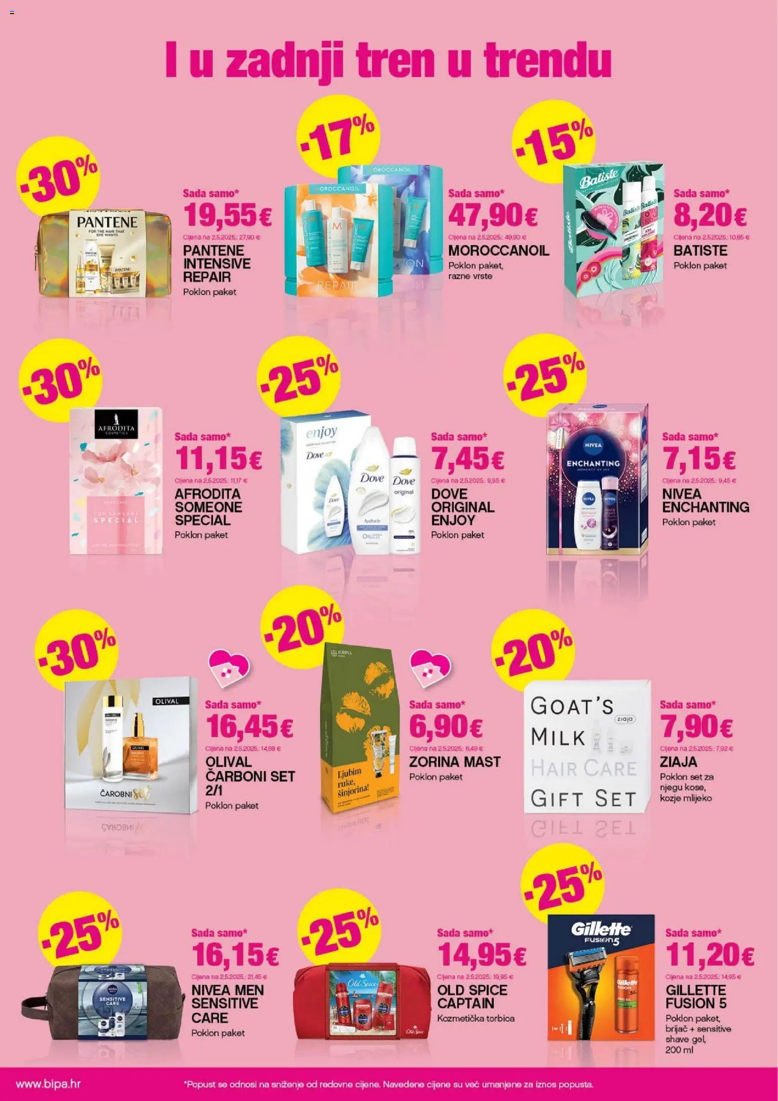Bipa katalog | vrijedi od 22.12.2025 | Stranica: 8 | Proizvodi: Torbica, Nivea, Dove, Old Spice