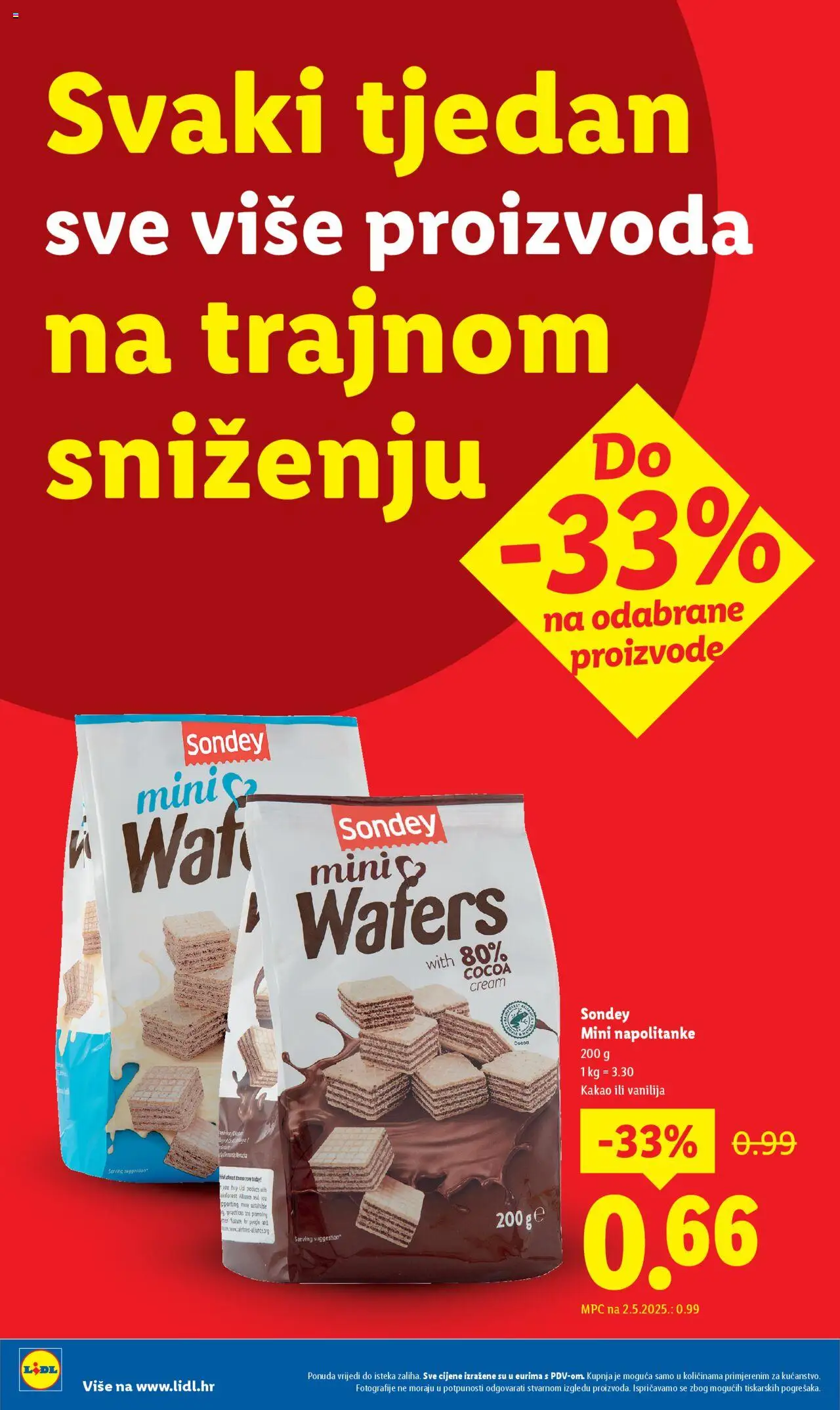 Lidl katalog | vrijedi od 30.09.2025 | Stranica: 15 | Proizvodi: Napolitanke, Kakao