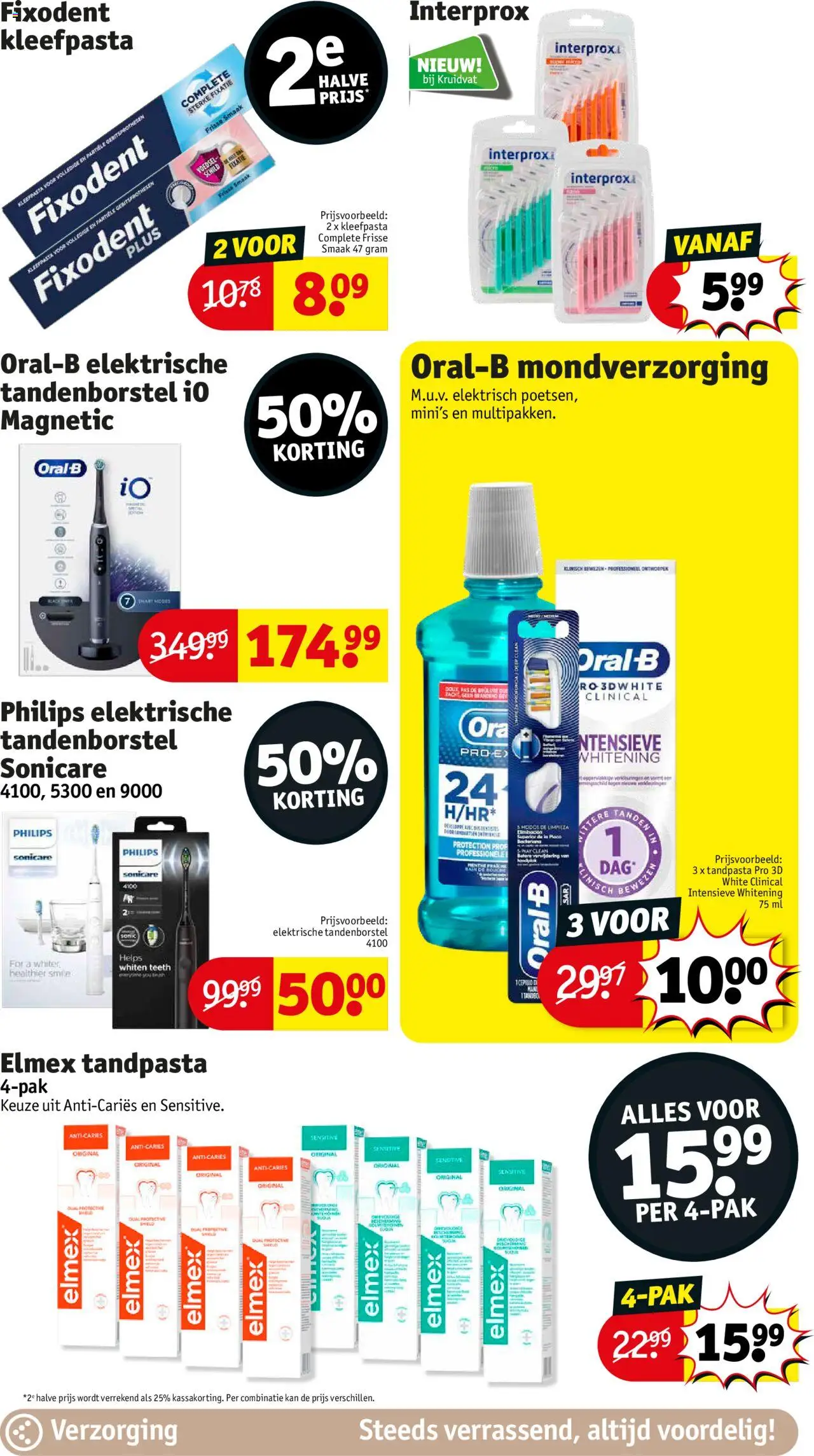  | Pagina: 33 | Producten: Elektrische tandenborstel, Mondverzorging, Tandpasta, Kan
