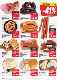 CAMEMBERT Francouzský sýr, Francouzský sýr s bílou plísní na povrchu 100 g od 10.09.2025 | Strana: 17