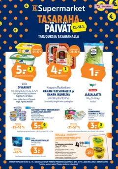 K-Supermarket-mainoslehti voimassa 12.01.2026 alkaen