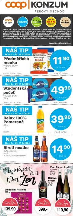 Náhled letáku Konzum leták od 04.03.2026