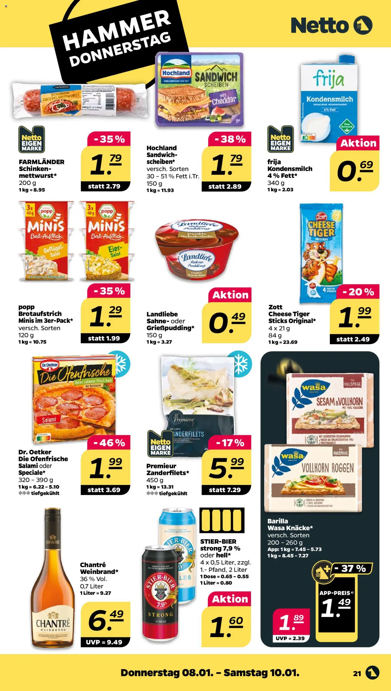 Netto Prospekt 	 – gültig ab 05.01.2026 | Seite: 27 | Produkte: Eier, Barilla, Schinken, Sahne
