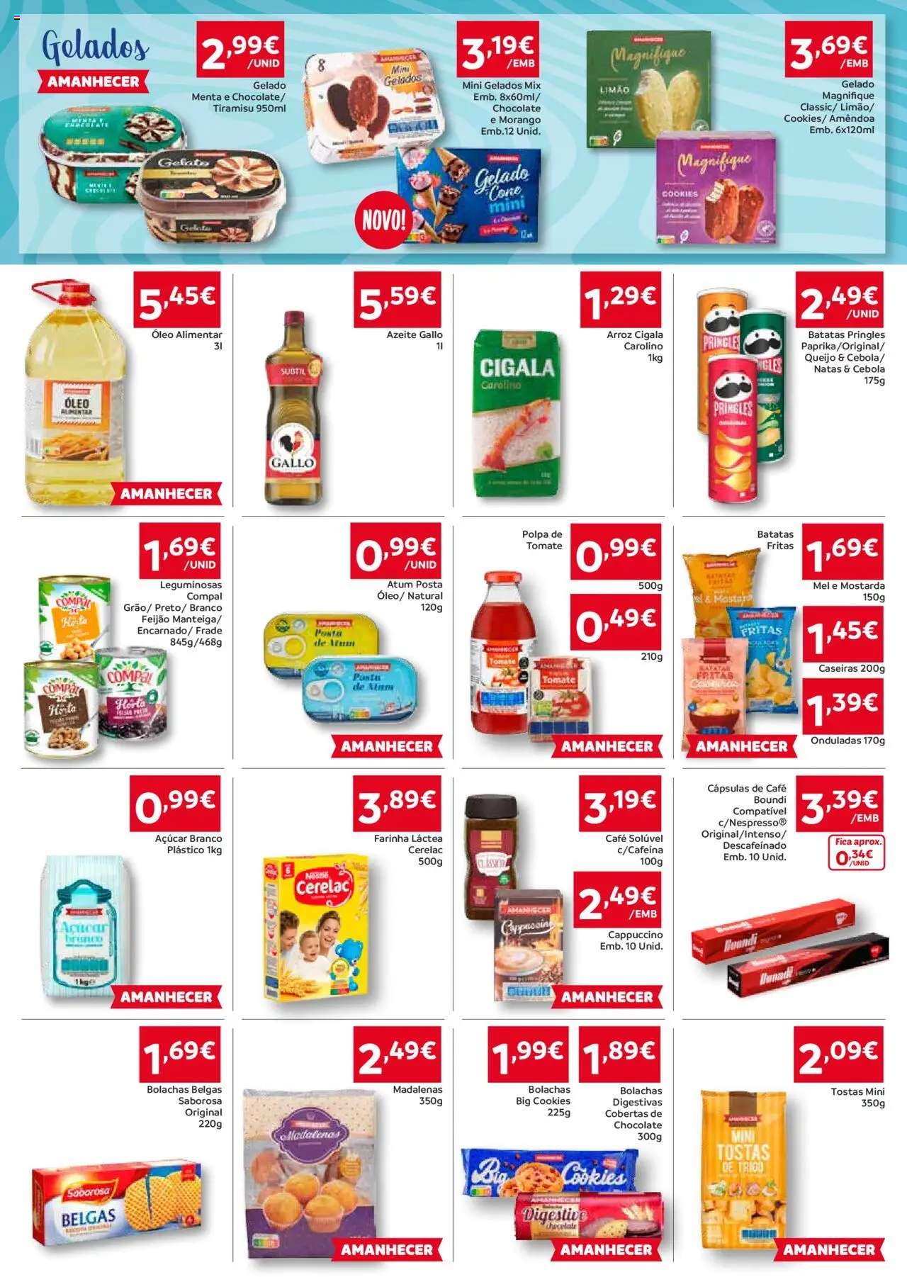 Amanhecer Folheto Madeira │ válido de 14.08.2025 | Página: 3 | Produtos: Azeite, Farinha láctea, Óleo, Tomate