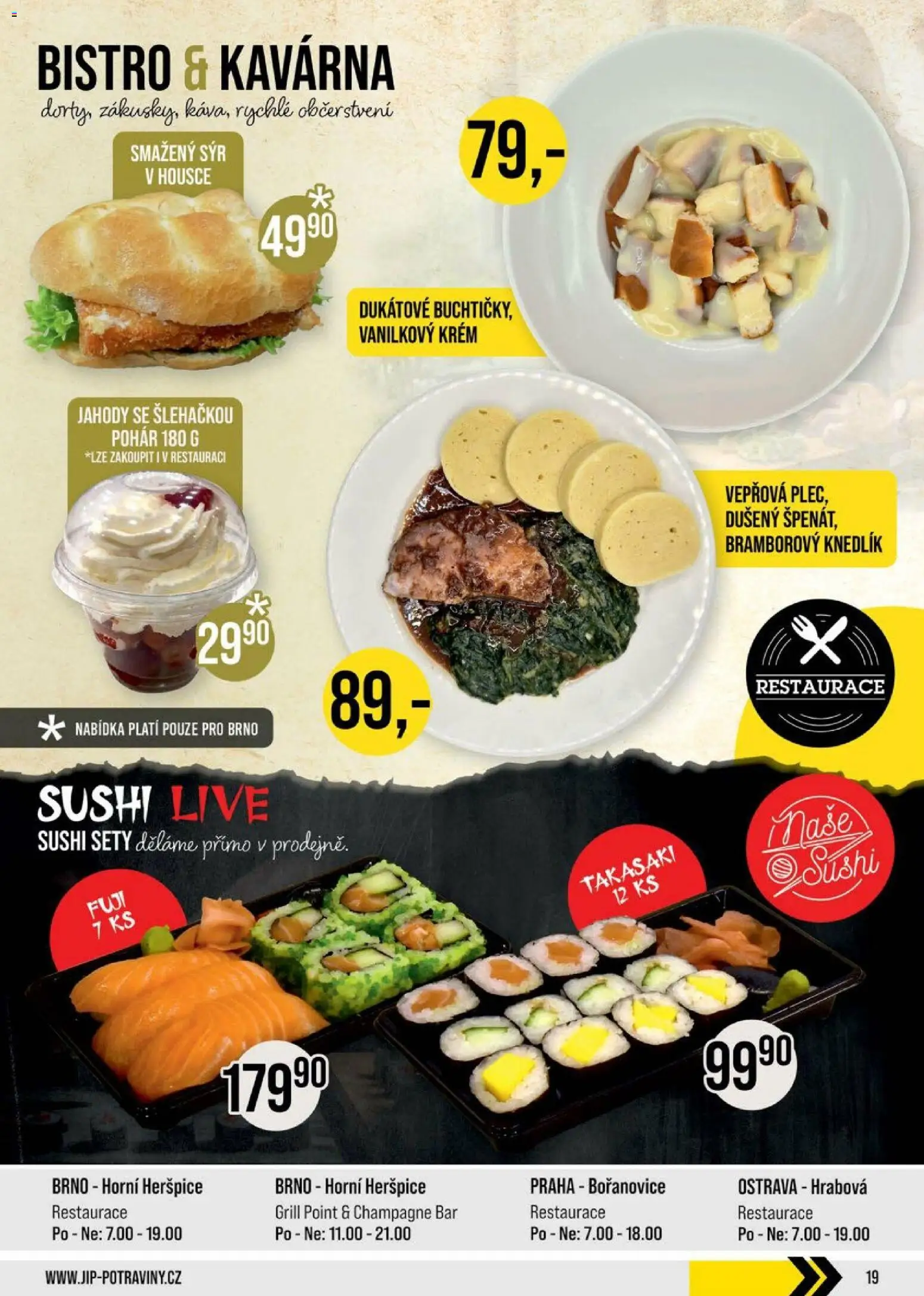 Jip leták - Cash & Carry od 04.02.2026 | Strana: 19 | Produkty: Jahody, Krém, Pohár, Smažený sýr