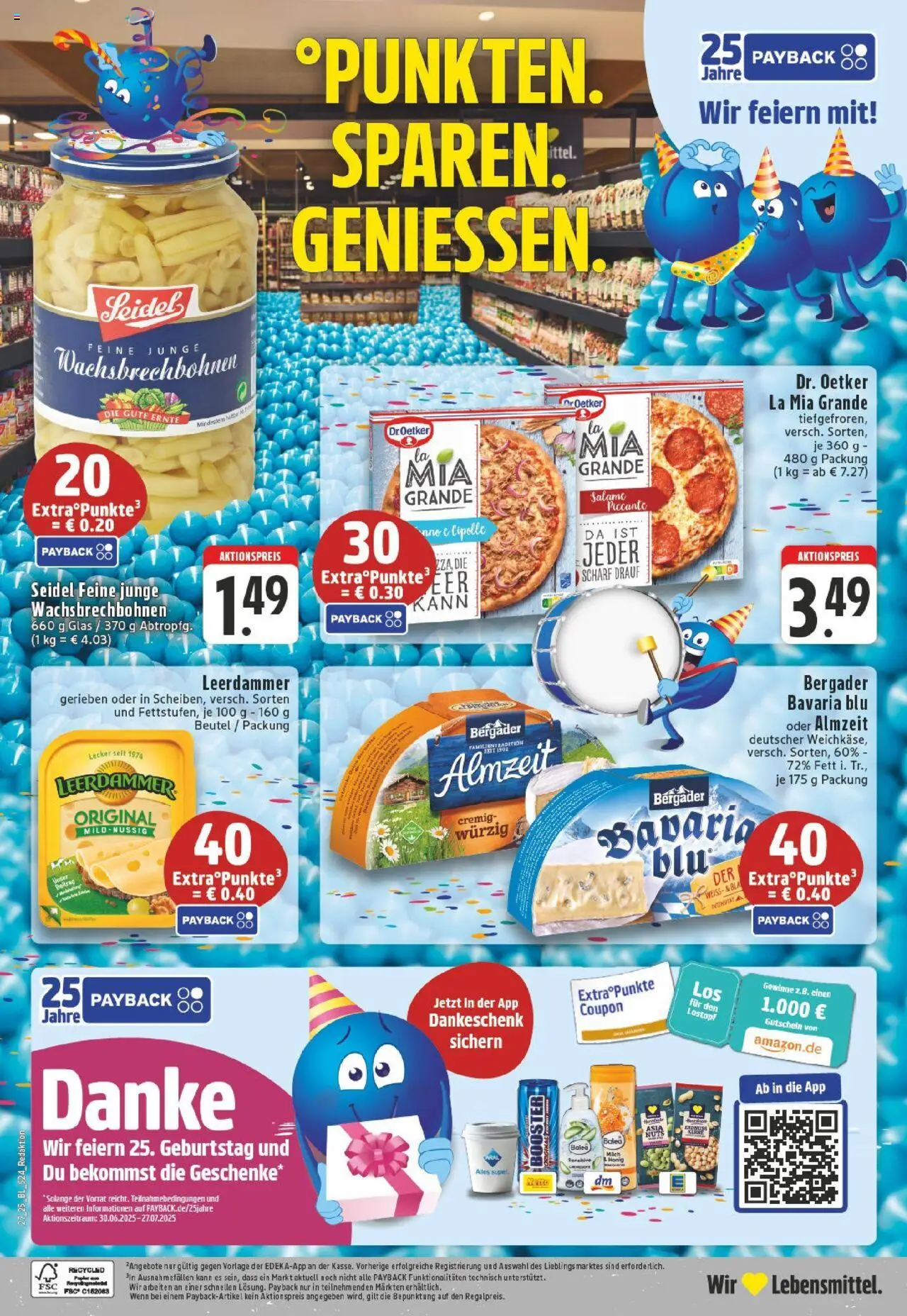 Edeka prospekt Bielefeld	 - gültig ab dem 29.06.2025 | Seite: 24 | Produkte: Leerdammer, Pizza