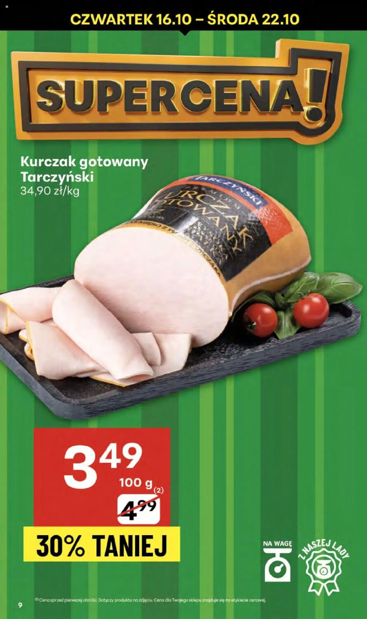 Delikatesy Centrum Gazetka od 16.10.2025 | Strona: 9 | Produkty: Kurczak