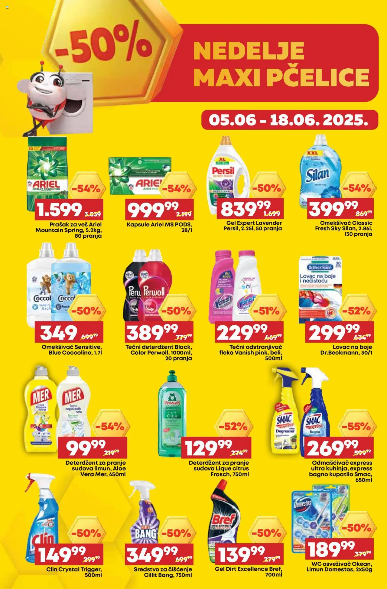 Mega Maxi katalog - važi od 12.06.2025 | Strana: 6 | Proizvode: Bref, Kupatilo, Limun, Prašak za veš