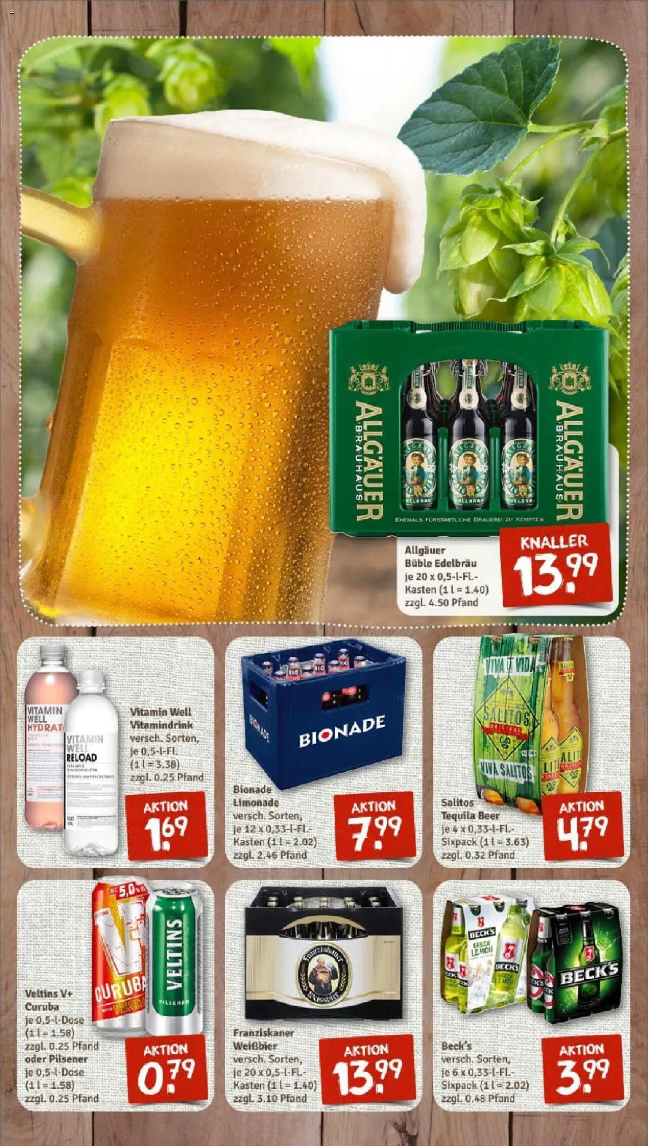 Rewe prospekt Emmerthal	 - gültig ab dem 29.06.2025 | Seite: 11 | Produkte: Franziskaner, Weißbier, Limonade, Bionade