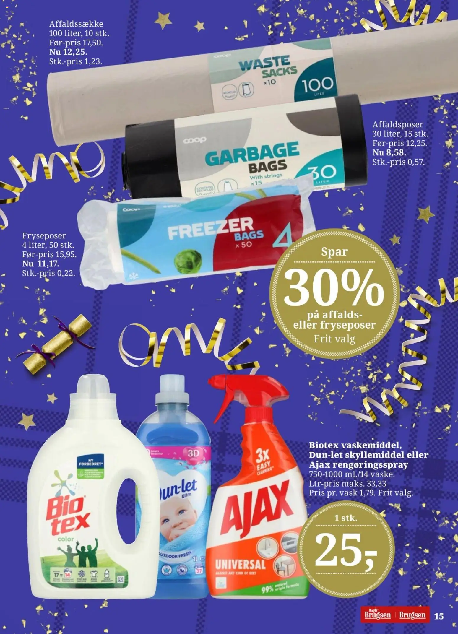Dagli'Brugsen tilbudsavis – gyldig fra 27.12.2025 | Side: 15 | Produkter: Skyllemiddel