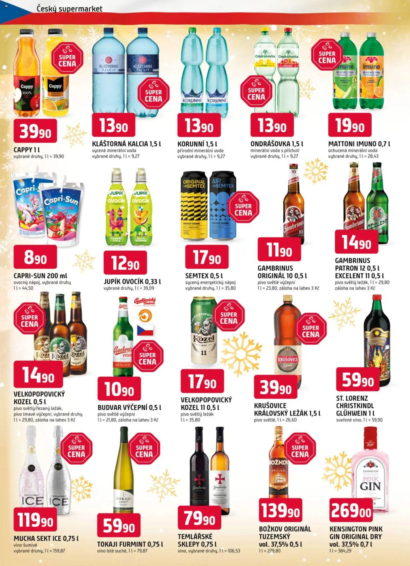 Trefa leták od 17.12.2025 | Strana: 14 | Produkty: Pivo, Kozel, Energetický nápoj, Božkov