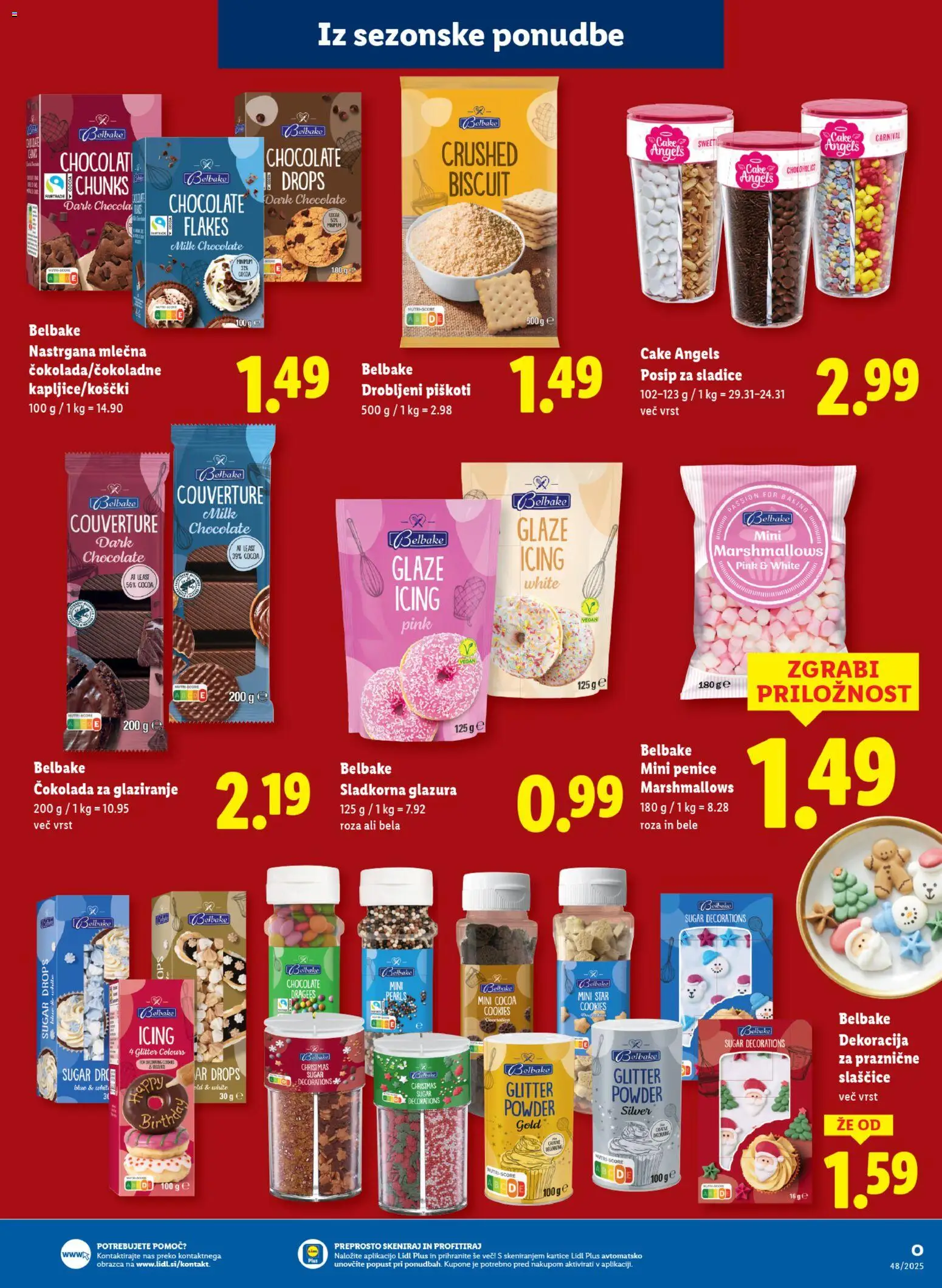 Novi Lidl katalog ponudbe – veljaven od 27.11.2025 | Stran: 17 | Izdelki: Cokolada, Piskoti