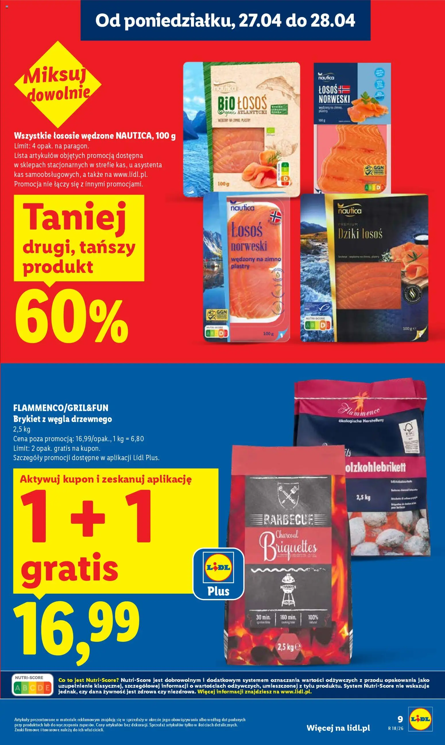 Lidl Polsko leták od 27.04.2026 | Strana: 9 | Produkty: Losos