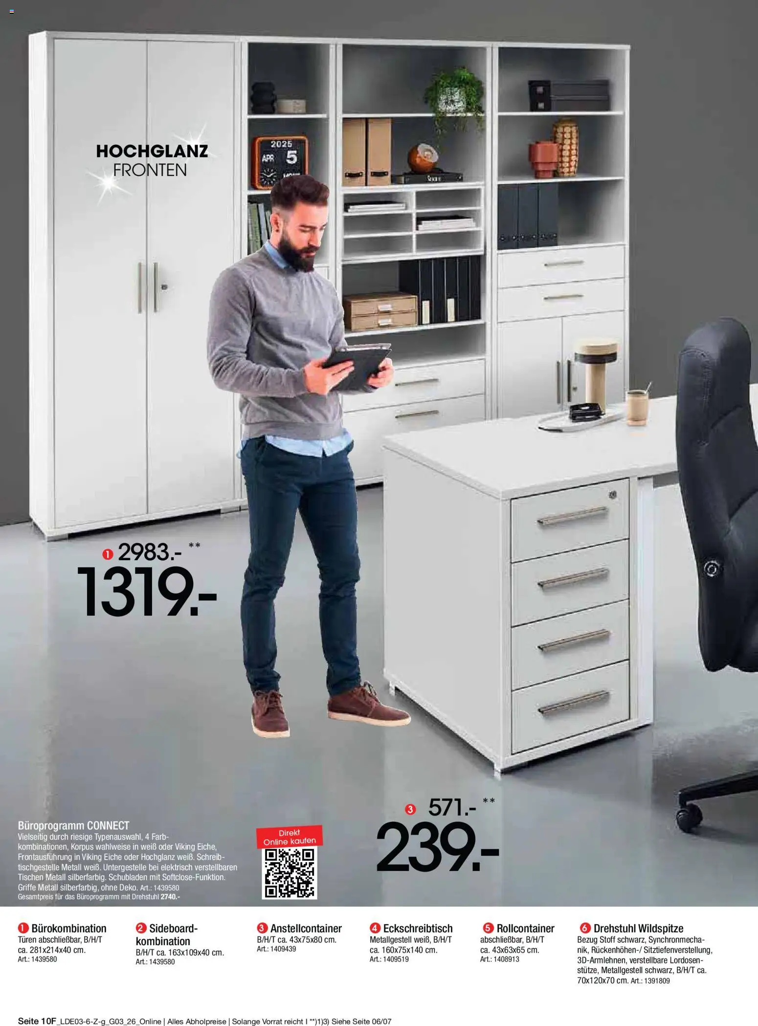 Zurbrüggen Bonus Sonder-Tage – gültig ab 15.03.2026 | Seite: 22 | Produkte: Sideboard, Rollcontainer