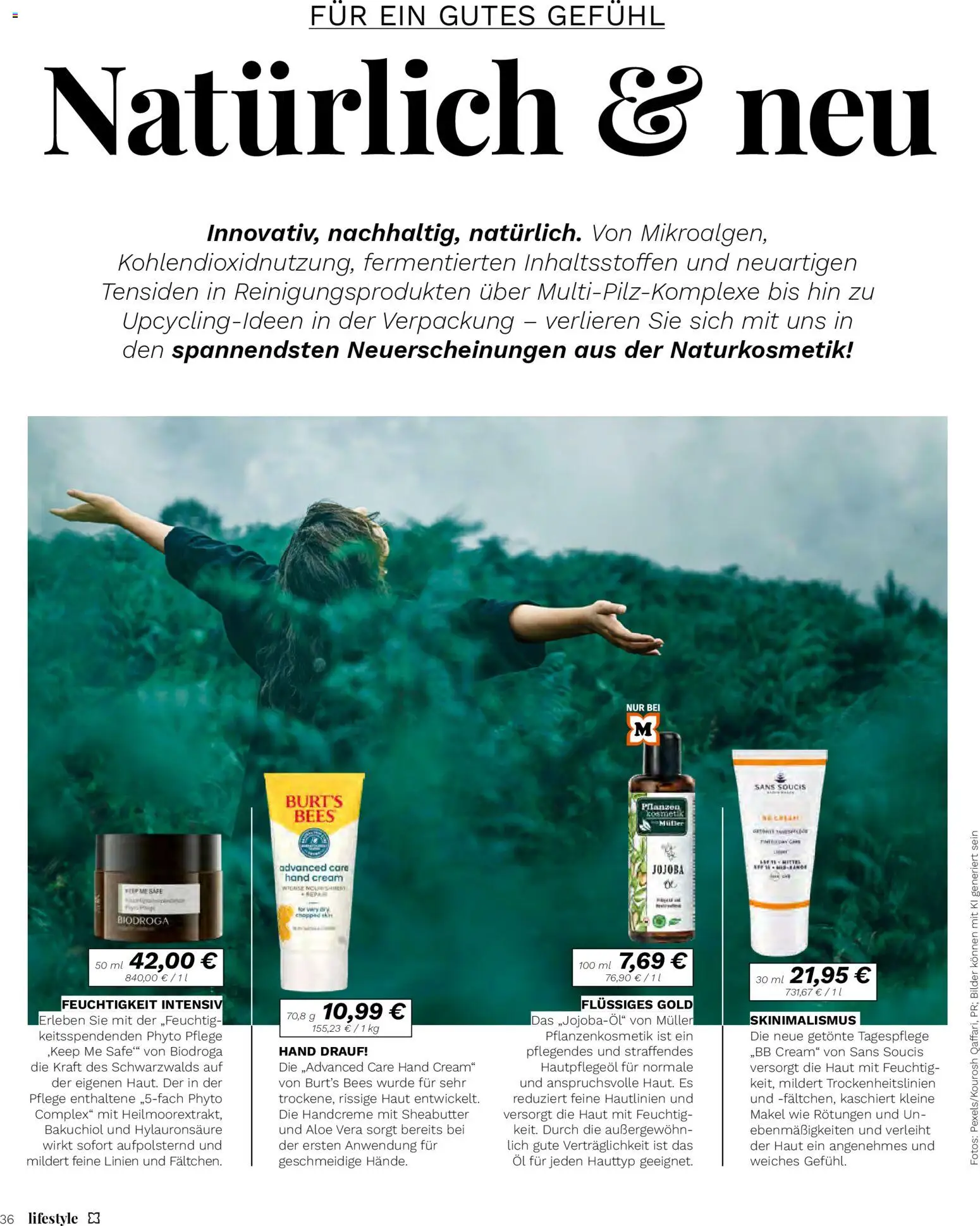 Müller - Lifestyle – gültig ab 01.01.2026 | Seite: 36 | Produkte: Öl, BB Cream, Handcreme, Bilder