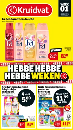 Kruidvat - Folder week 1 - Voorbeeld van een folder van Kruidvat, geldig van 30.12.2025