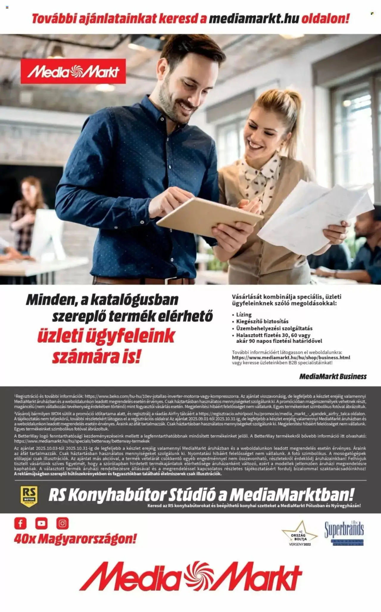 Media Markt akciós ujság - amely érvényes a következő dátumtól: 03.10.2025 | Oldal: 16 | Termékek: Szőlő, Bútor, Konyhabútor