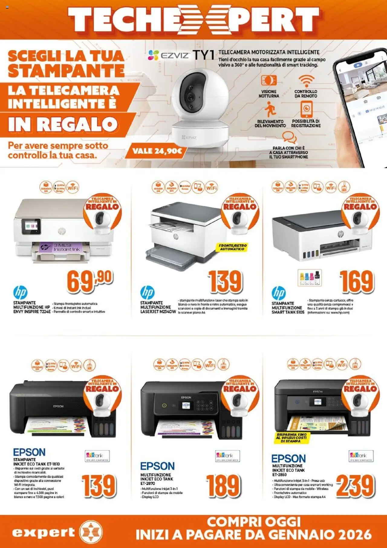 Volantino Expert del 11.09.2025 | Pagina: 13 | Prodotti: Mobile, Smartphone, Stampante, USB