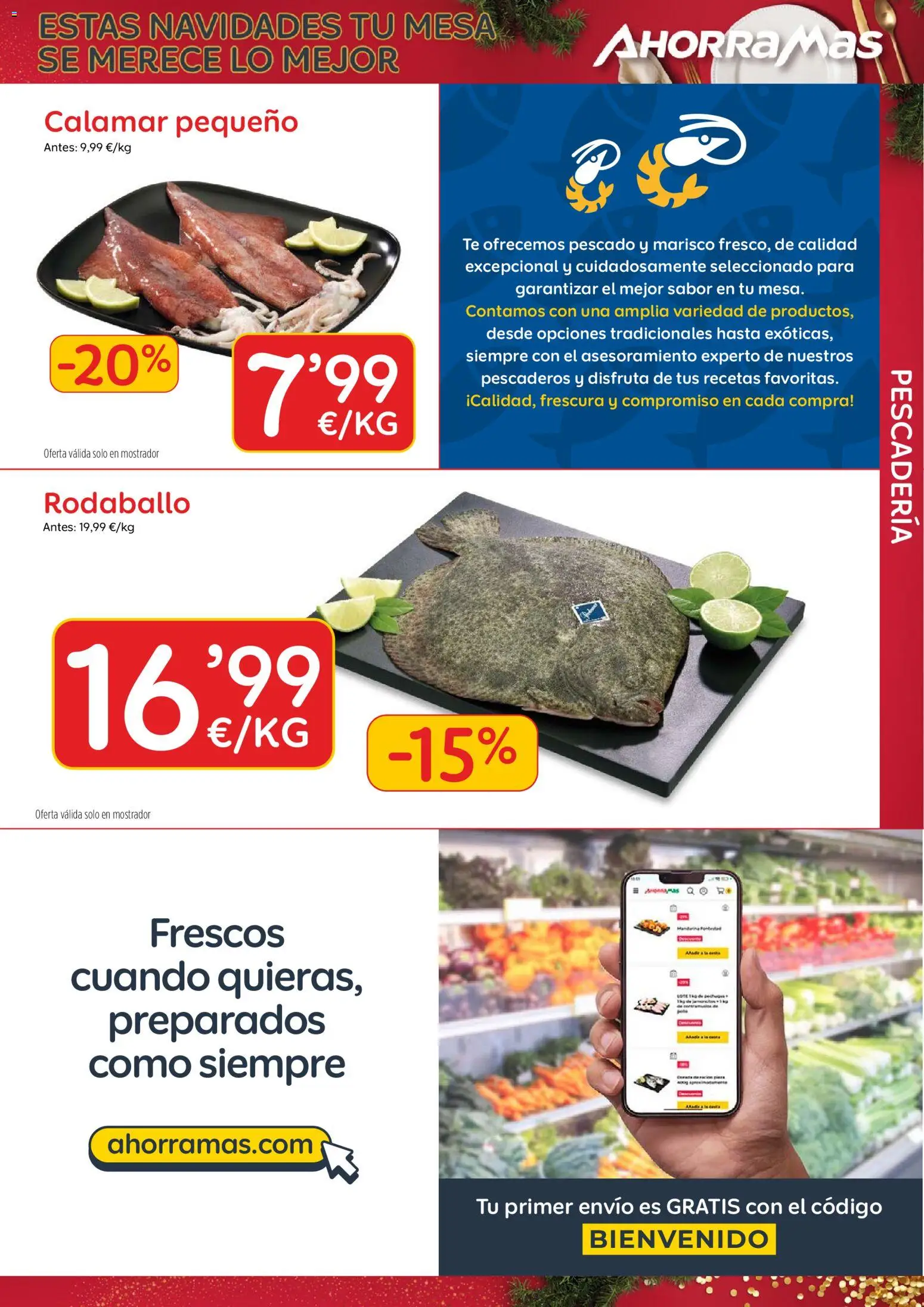 AhorraMas folleto │ válido desde el 13.11.2025 | Página: 3 | Productos: Pescado, Té, Mesa
