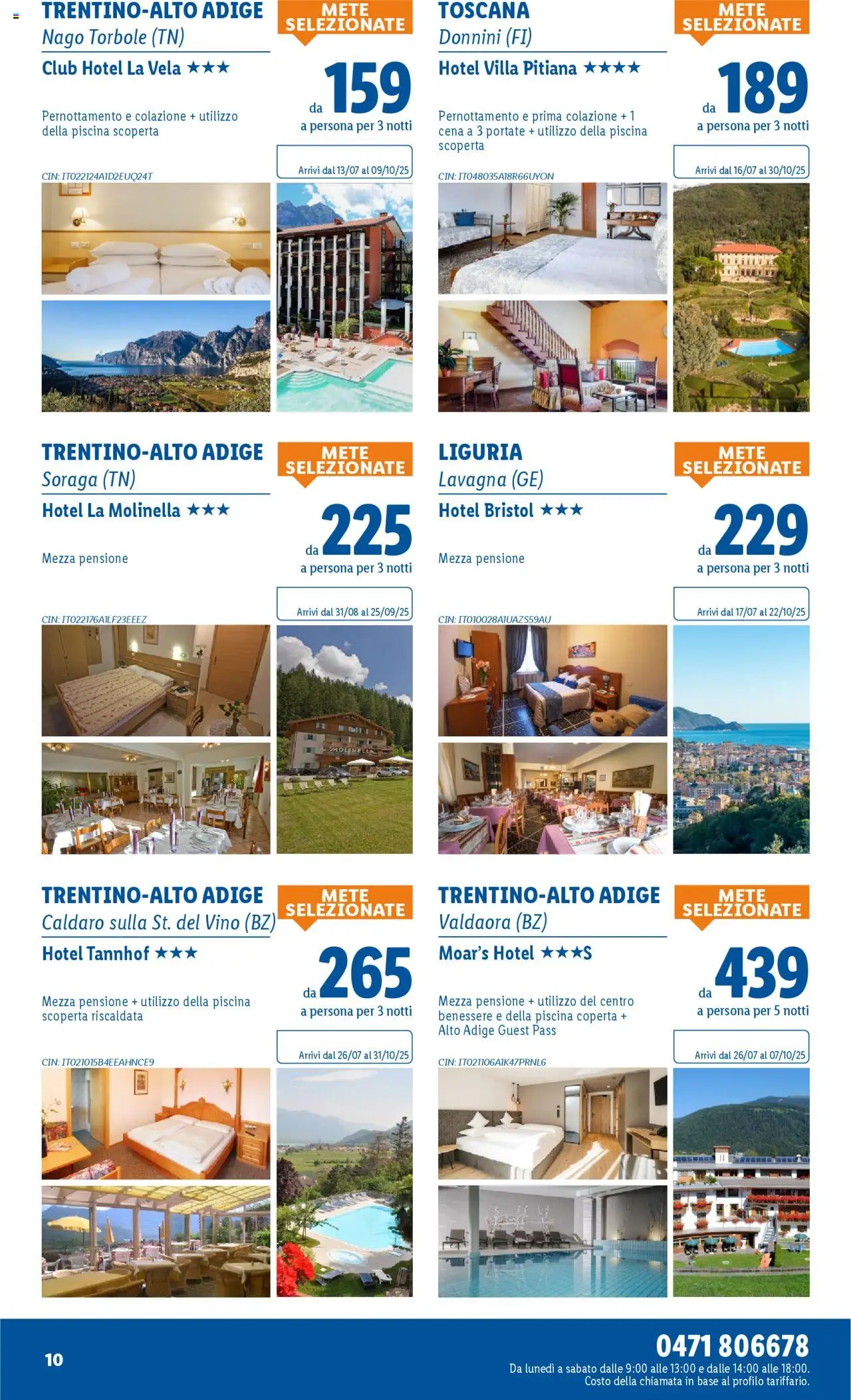 Volantino Lidl del 03.07.2025 | Pagina: 10 | Prodotti: Vino, Piscina, Coperta