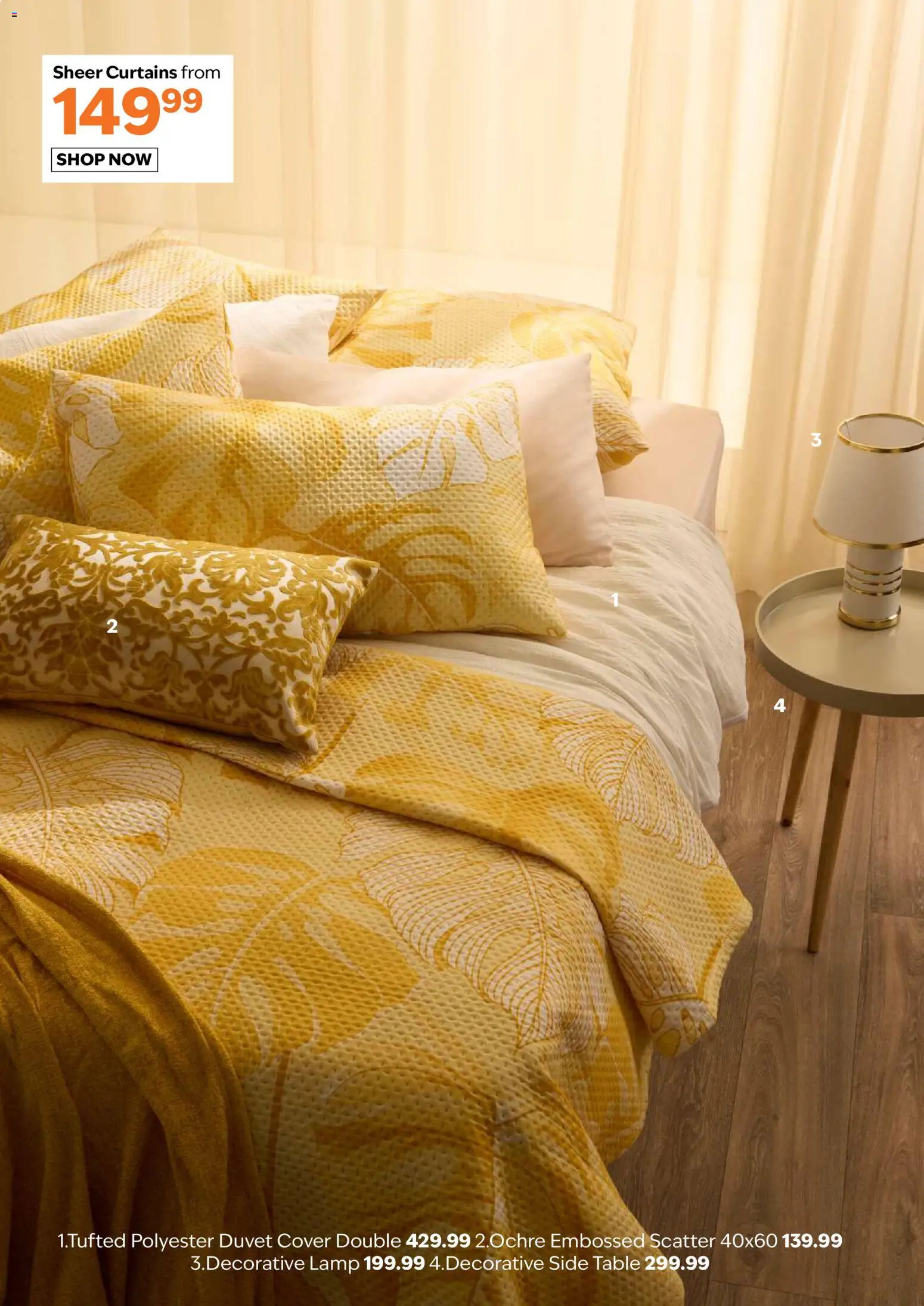 New Sheet Street catalogue – valid from 24.10.2025 | Page: 12 | Products: Duvet, Side table, Table, Lamp
