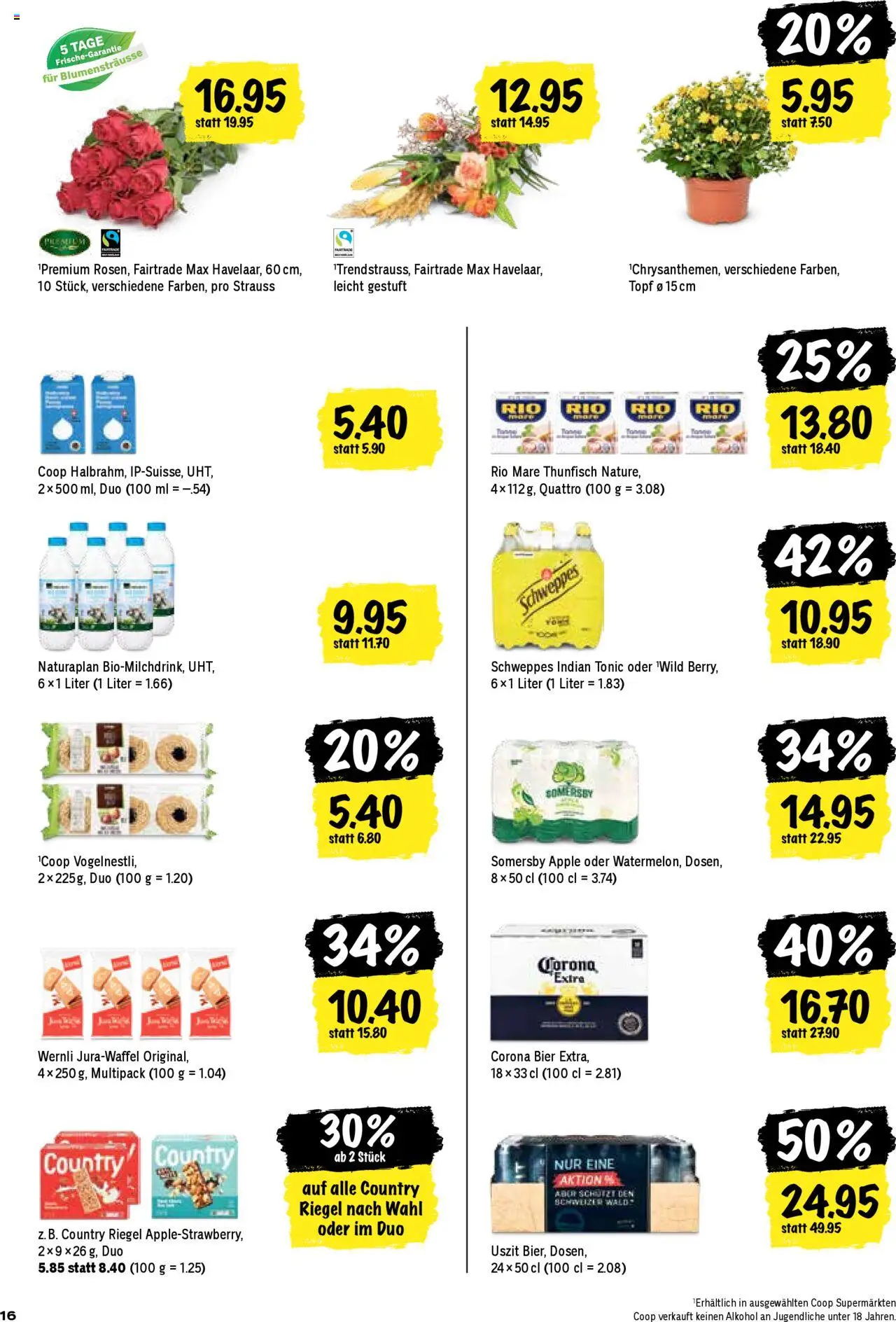 Coop Aktionen ab 21.08.2025 | Seite: 16 | Produkte: Bier, Apple