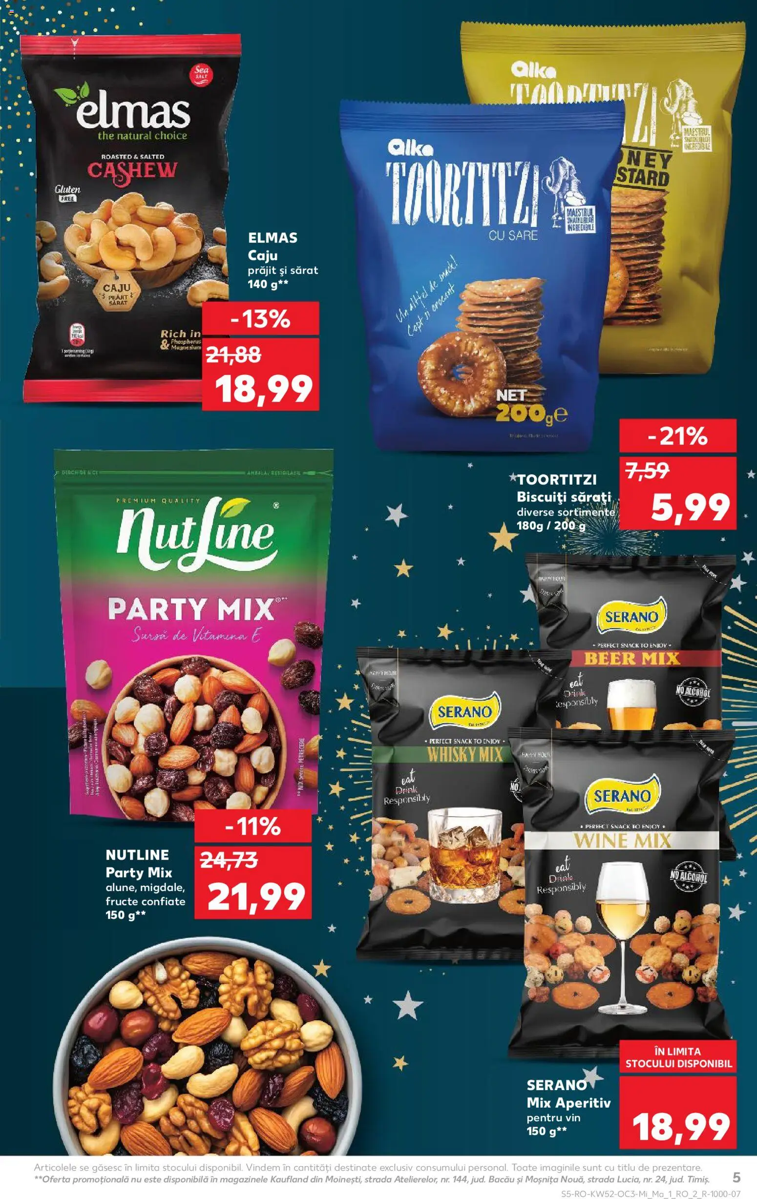 Kaufland RO akciós ujság - amely érvényes a következő dátumtól: 24.12.2025 | Oldal: 5 | Termékek: Whisky