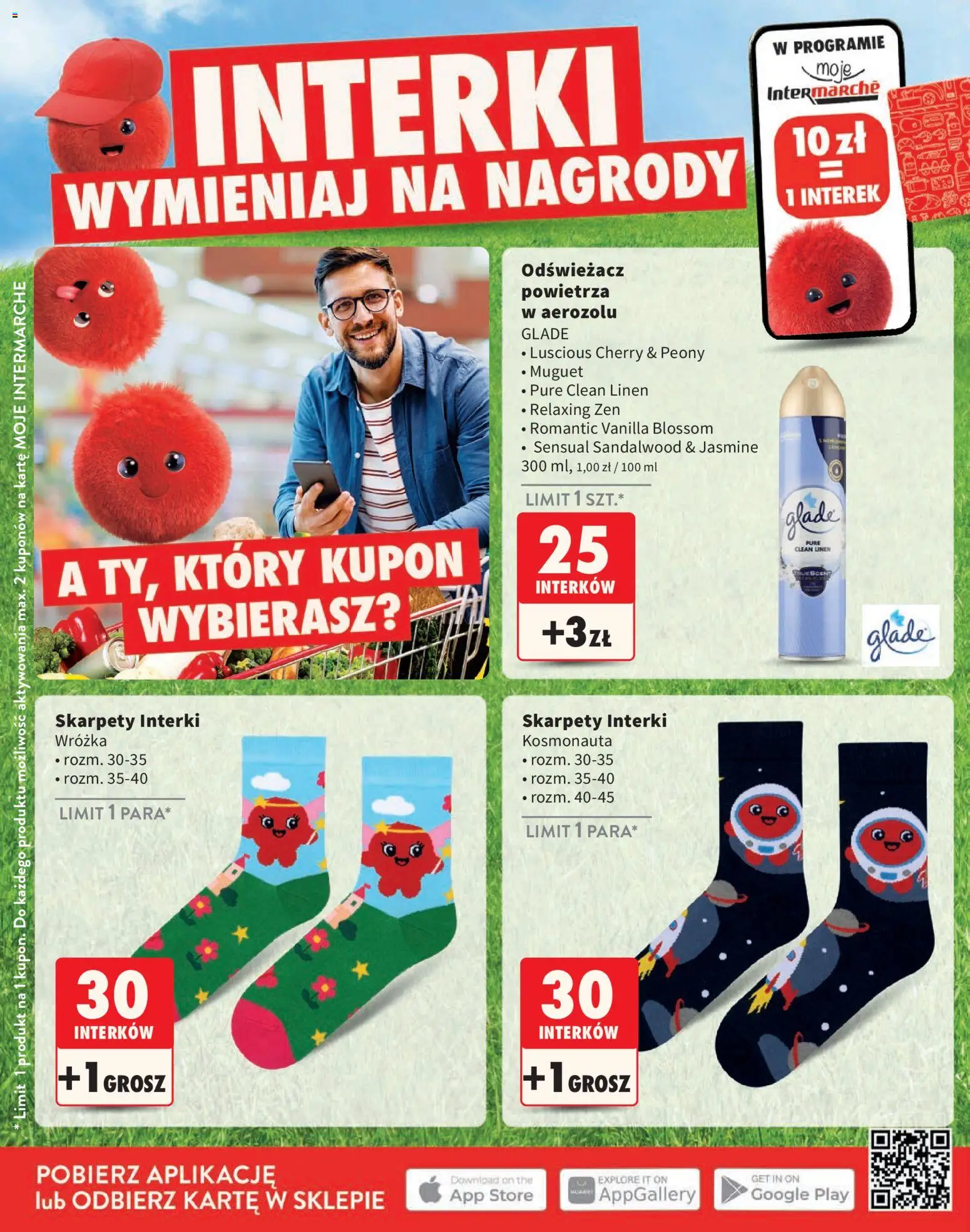 Intermarche gazetka - Interki od 02.03.2026 | Strona: 16 | Produkty: Odświeżacz, Skarpety, Odświeżacz powietrza
