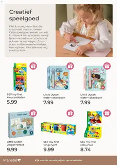Prénatal - Speelgoed folder - Voorbeeld van een folder van Prénatal, geldig van 20.10.2025 | Pagina: 34 | Producten: Kleurpotloden, Was, Festék, Boost