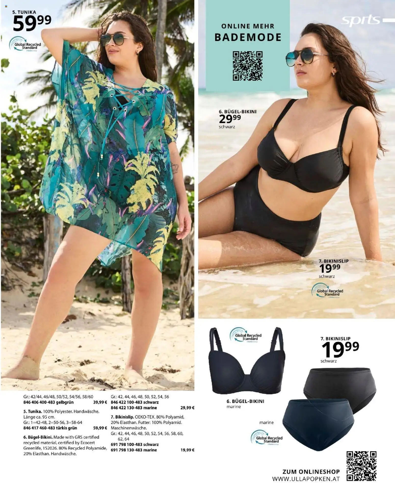 Ulla Popken akciós ujság - amely érvényes a következő dátumtól: 01.03.2026 | Oldal: 161 | Termékek: Tunika