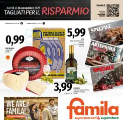 Anteprima del volantino Famila Superstore catalogo valido a partire dal 13.11.2025