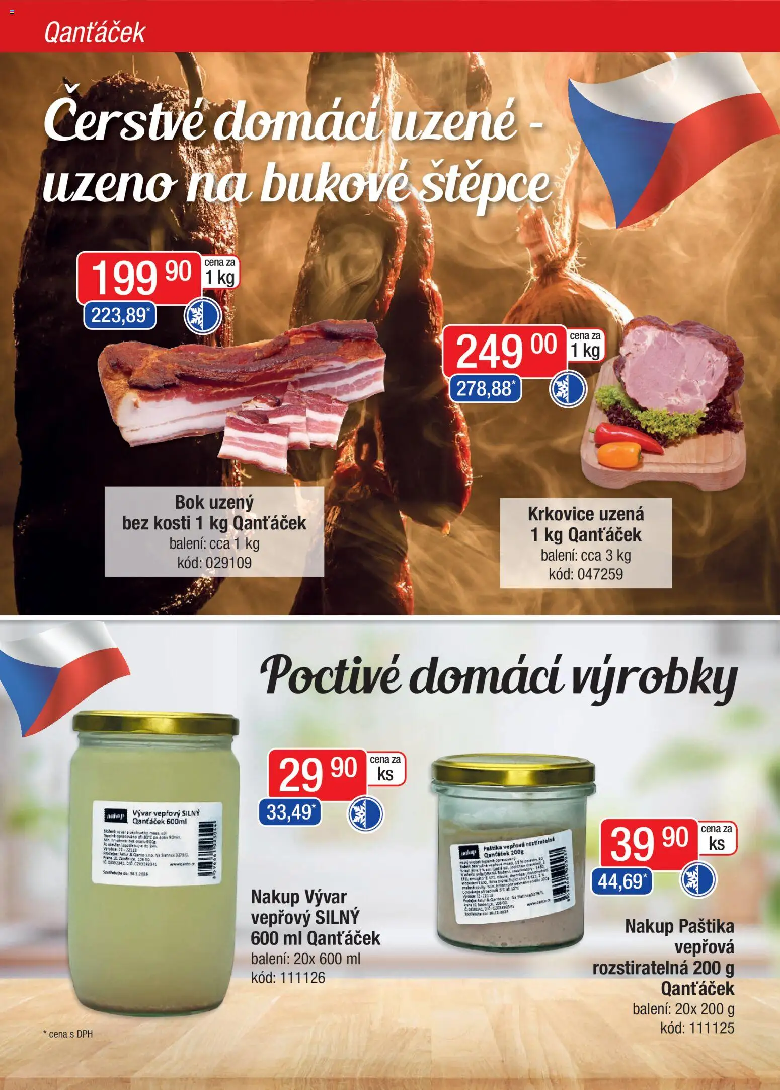 Astur & Qanto leták - Velkoobchod fresh 12/2025 od 01.12.2025 | Strana: 4 | Produkty: Vývar, Krkovice, Paštika
