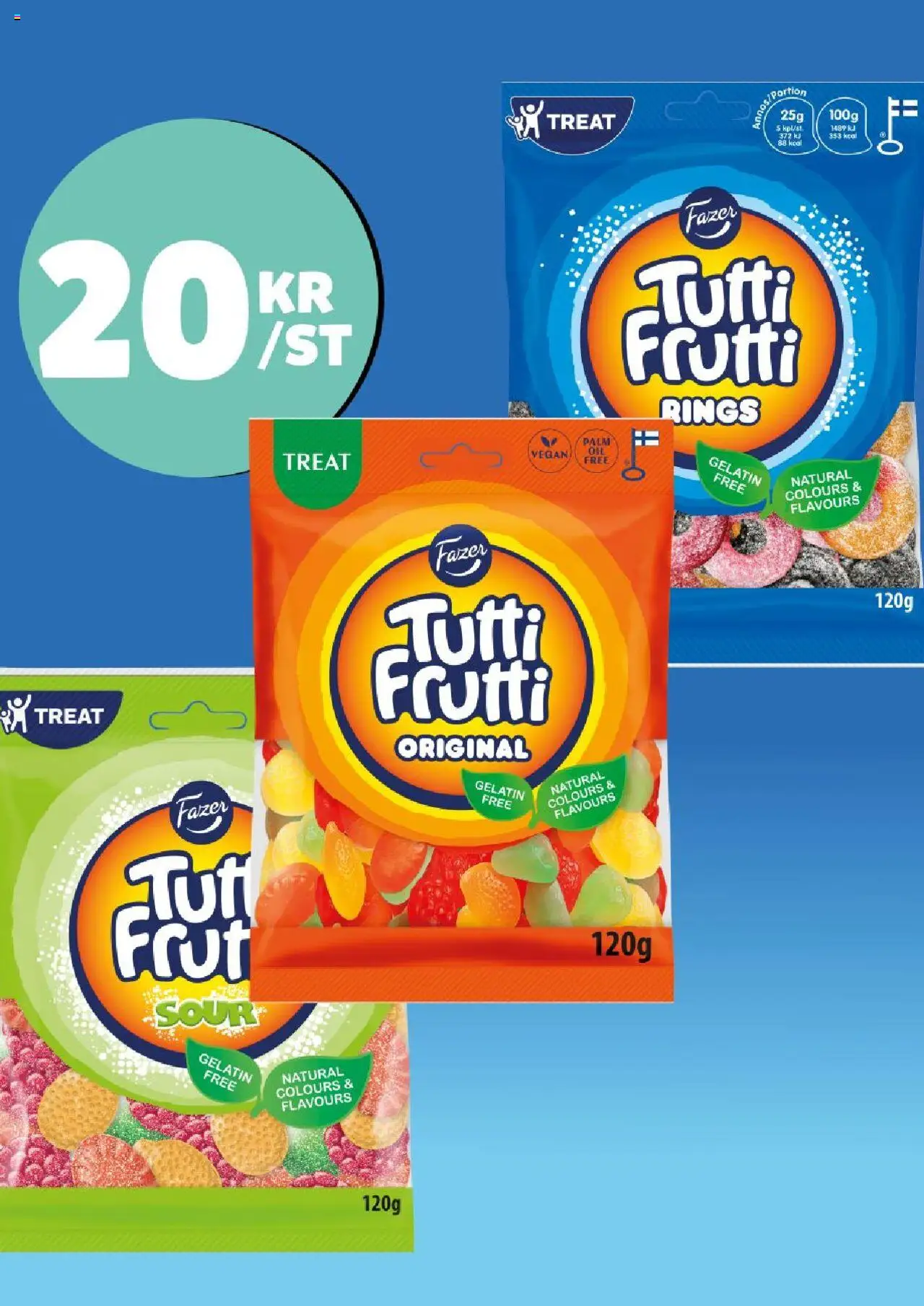 Hemmakväll reklamblad aktuell från 04.08.2025 | Sida: 8 | Produkter: Palm, Tutti frutti