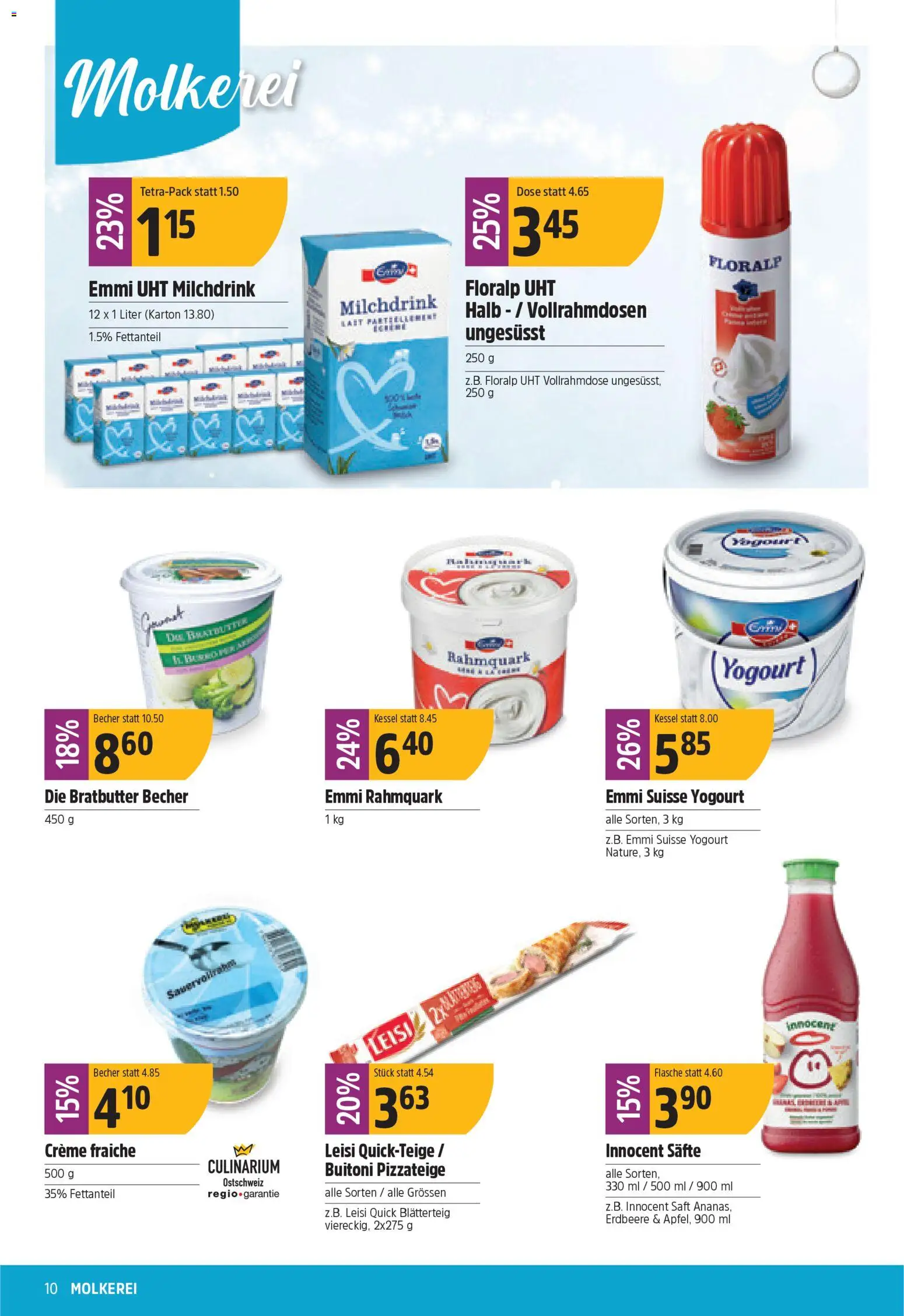 TopCC Aktionen – gültig ab 15.12.2025 | Seite: 10 | Produkte: Saft, Kessel, Creme